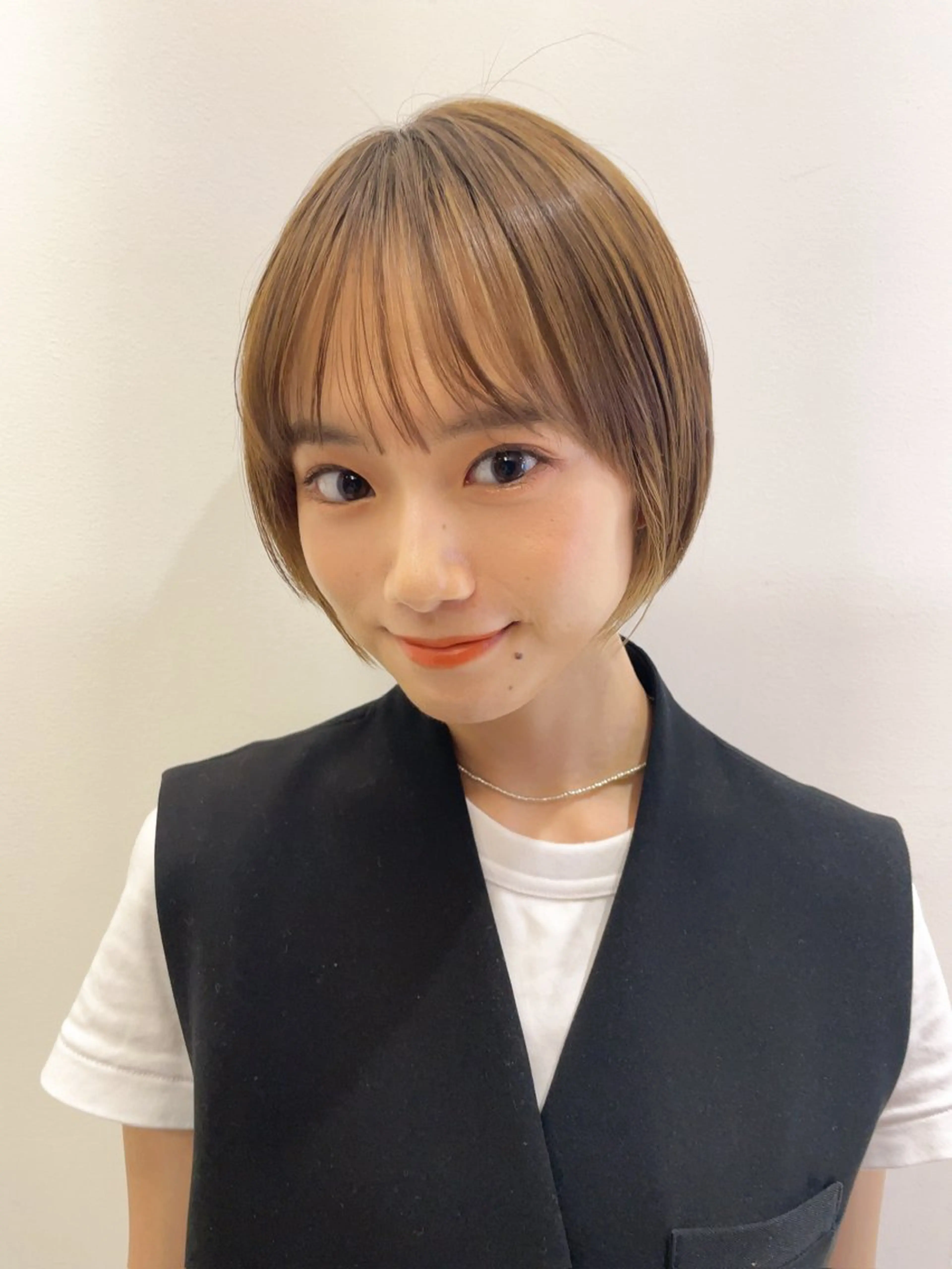 ショート ショートヘア 韓国風パーマ/ヘア セット/店長みづきのヘアスタイル