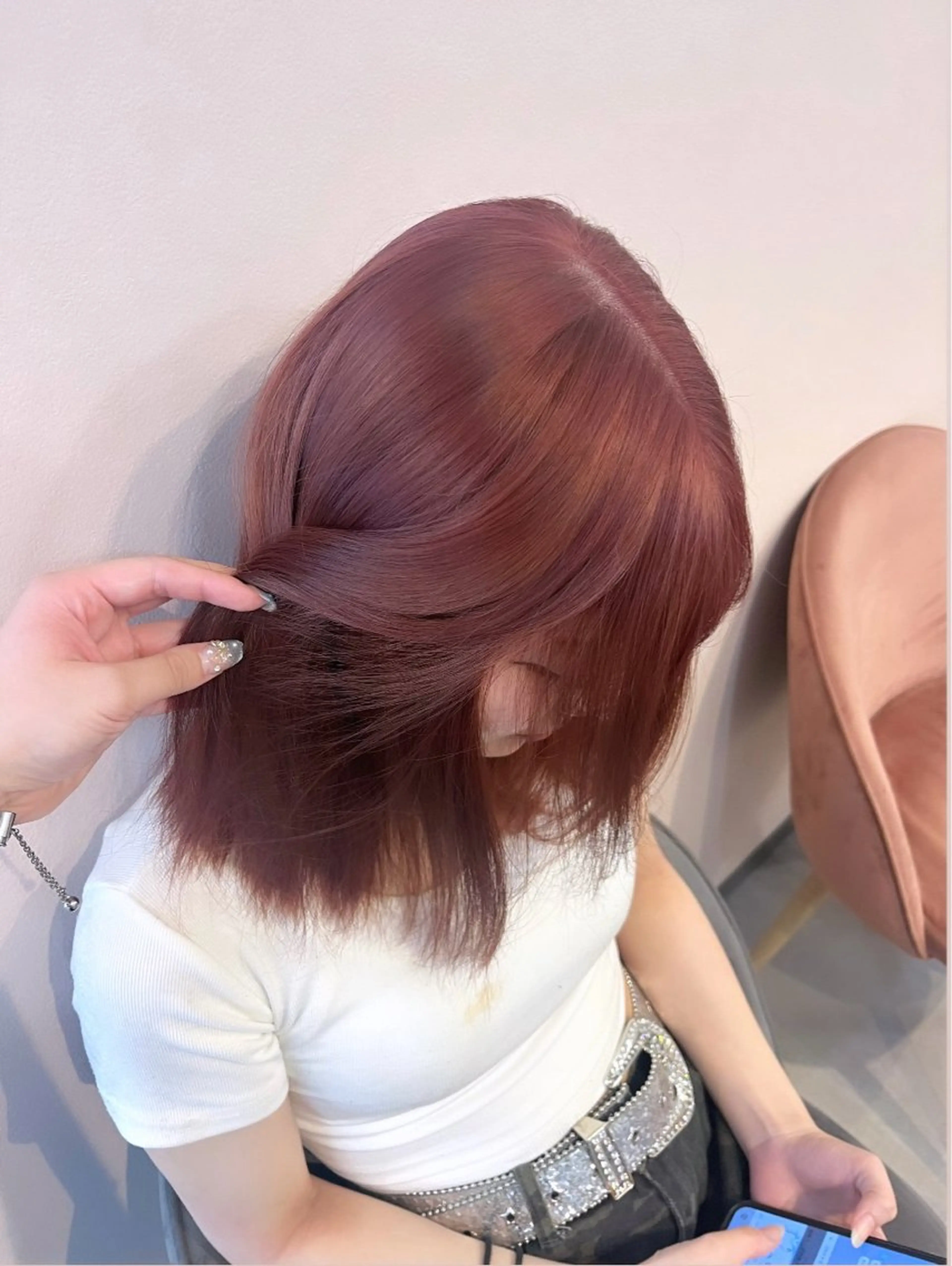 ミディアム ヘアカラー トリートメント 当日予約◎ risaのヘアスタイル