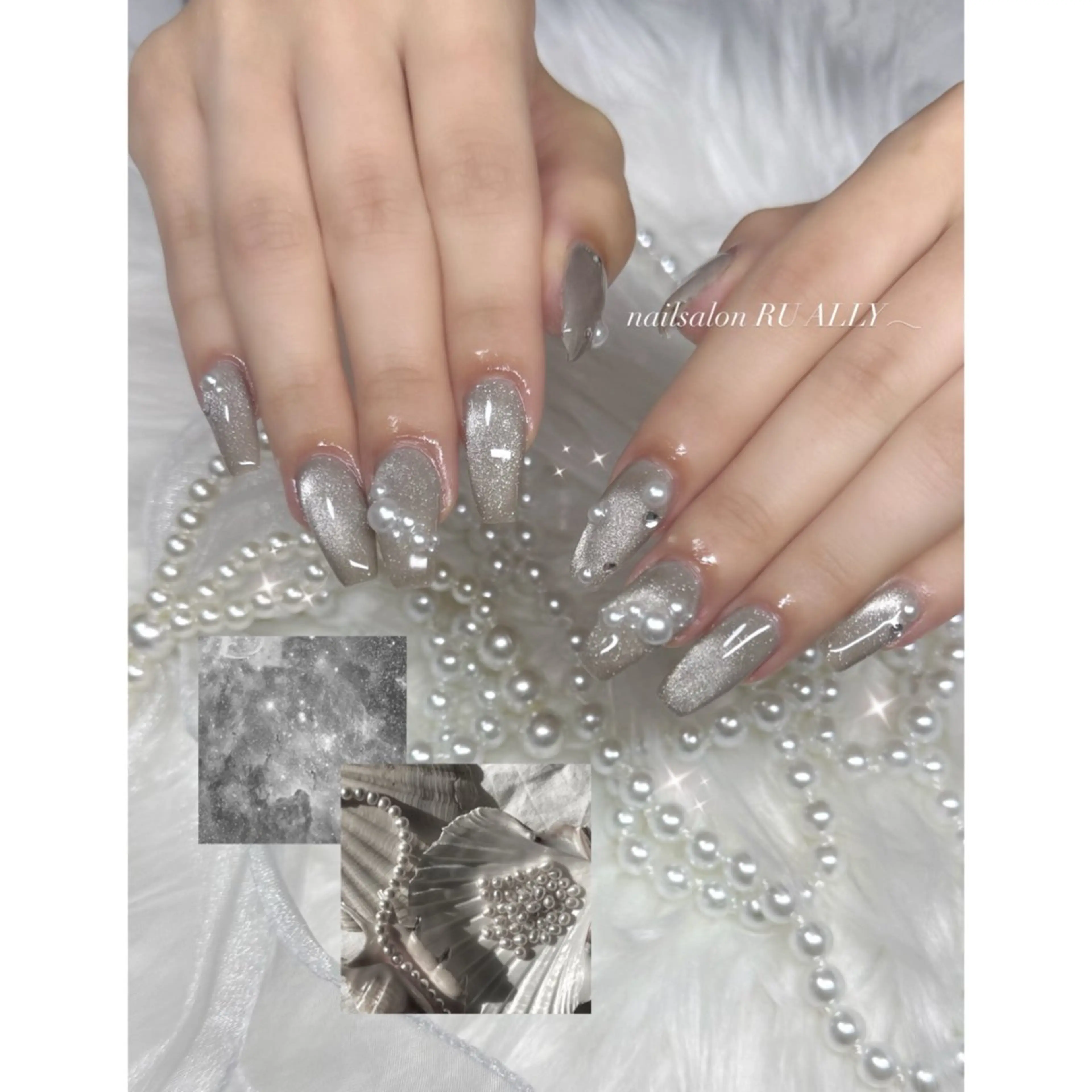 ロング ハンドネイル nailsalon RU ALLY所属・nailsalon RUALLY レイのネイルデザイン