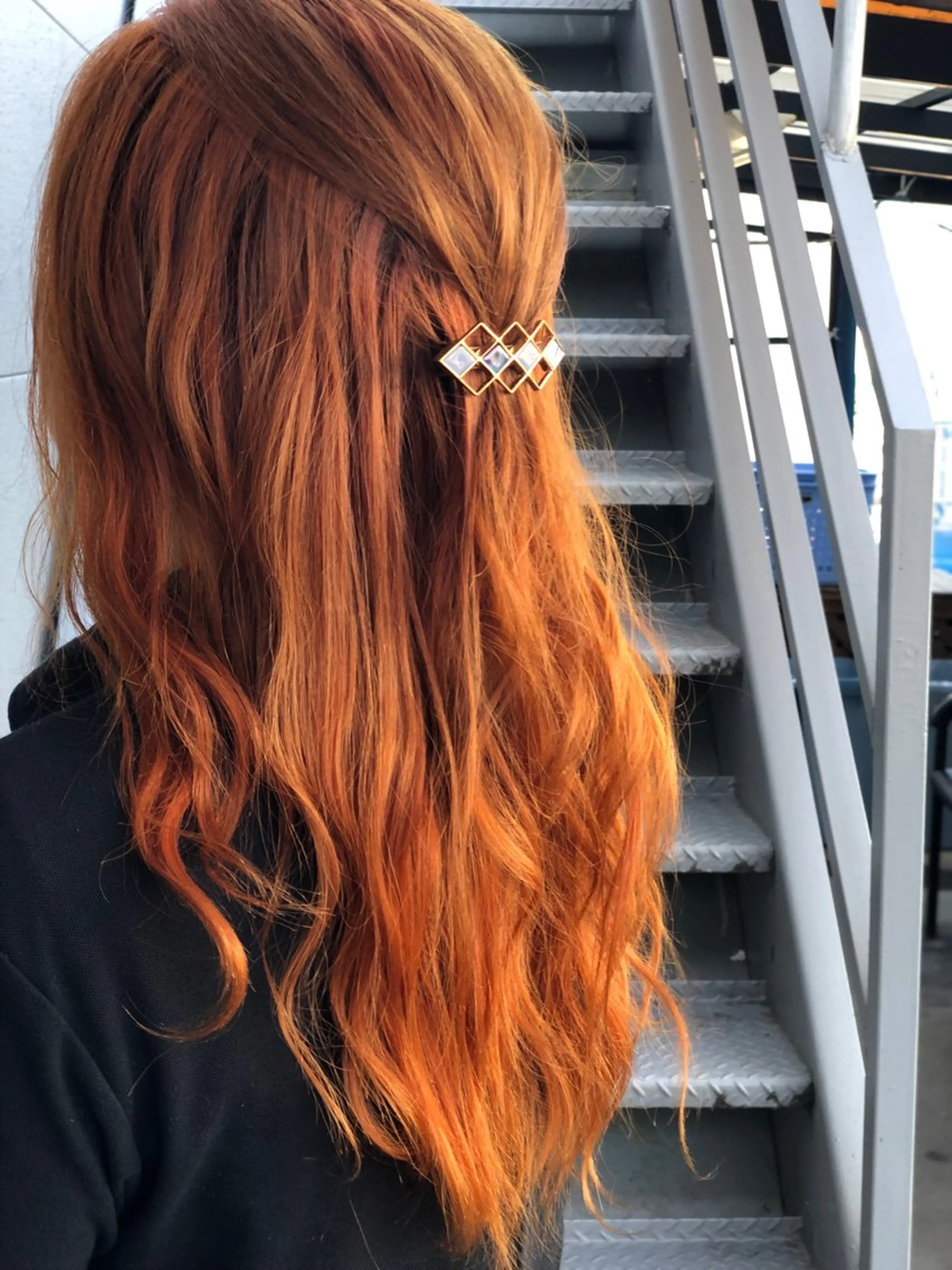 ミディアム カラー 宮崎 英絵のヘアスタイル