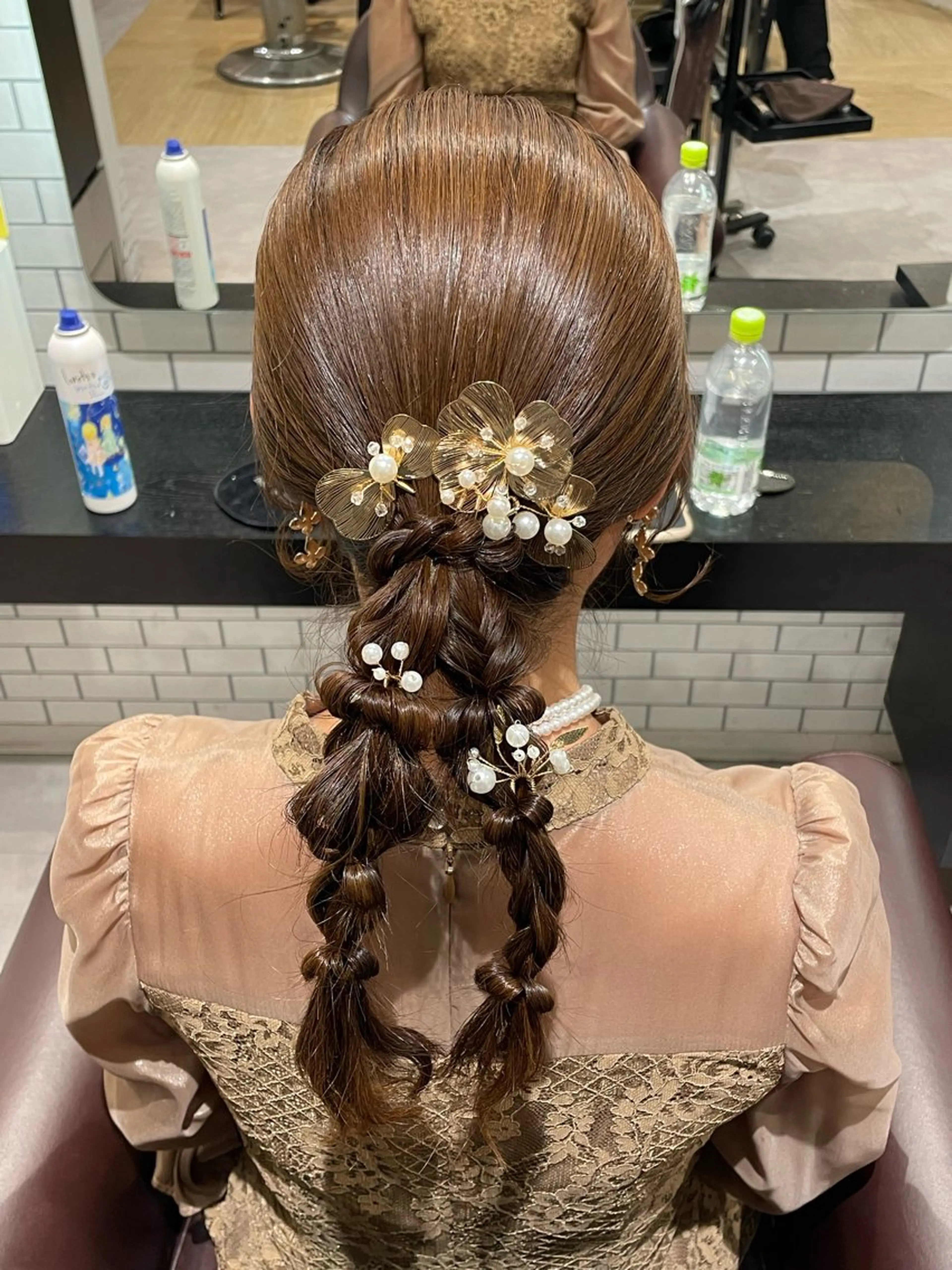 💍結婚式お呼ばれヘア💐の写真