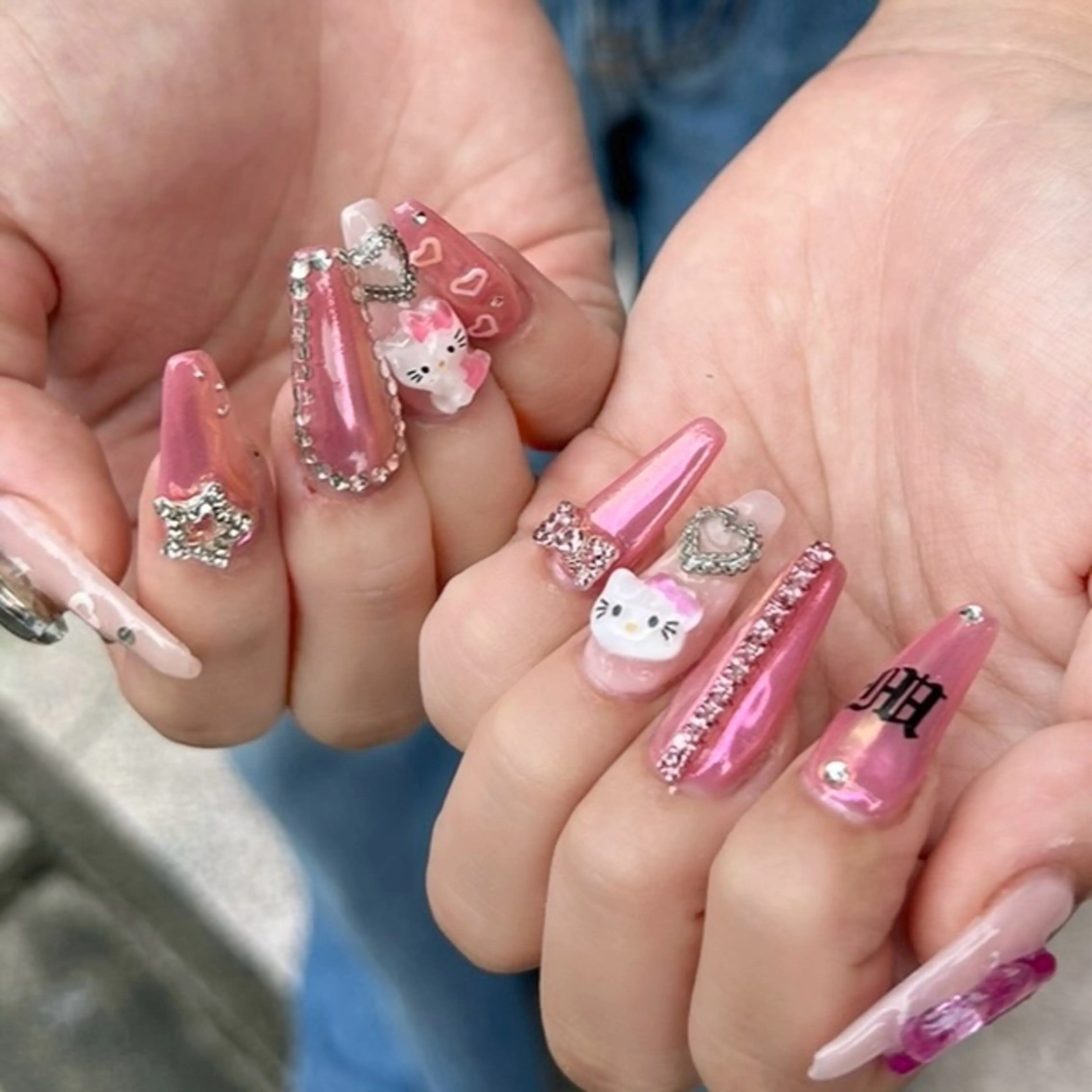 ネイル 🩶韓国/ワンホン myu🩶のネイルデザイン