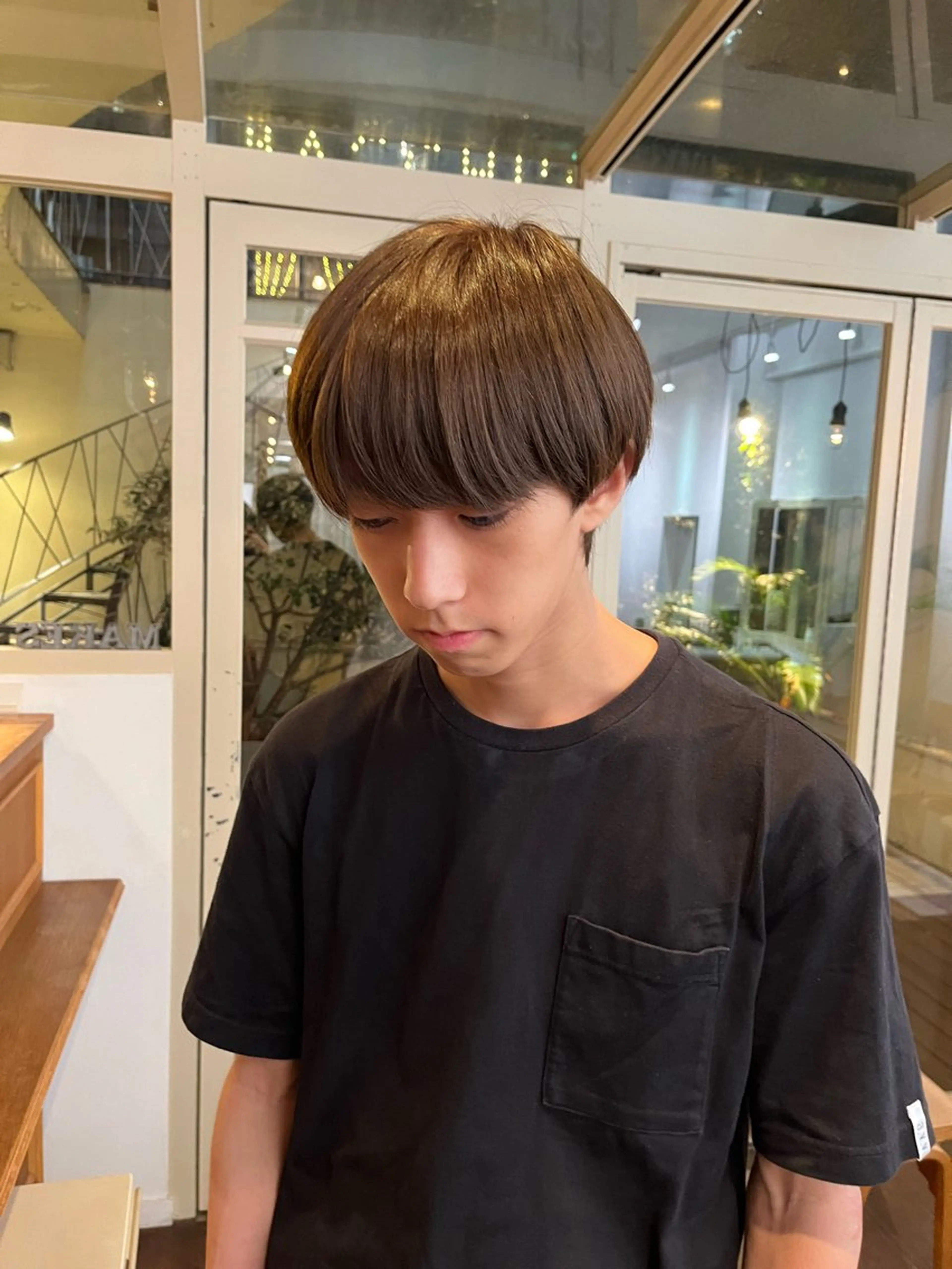 カラー メンズ くいた あやなのヘアスタイル