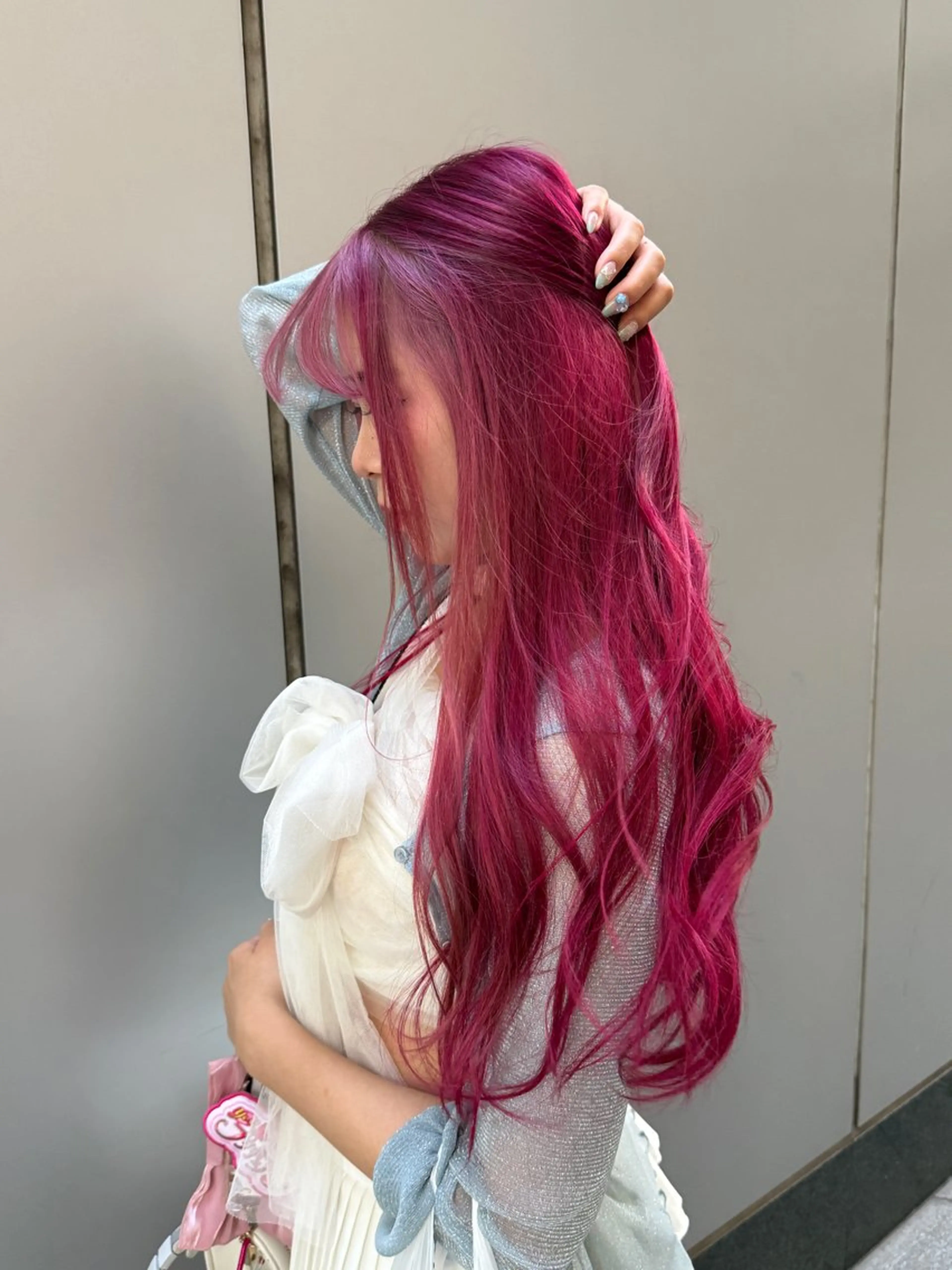 ロング カラー ミストバング  フェイスフレーミング カット ヘアカラー トリートメント 透明感カラー/パーマ 🌀アオノのヘアスタイル