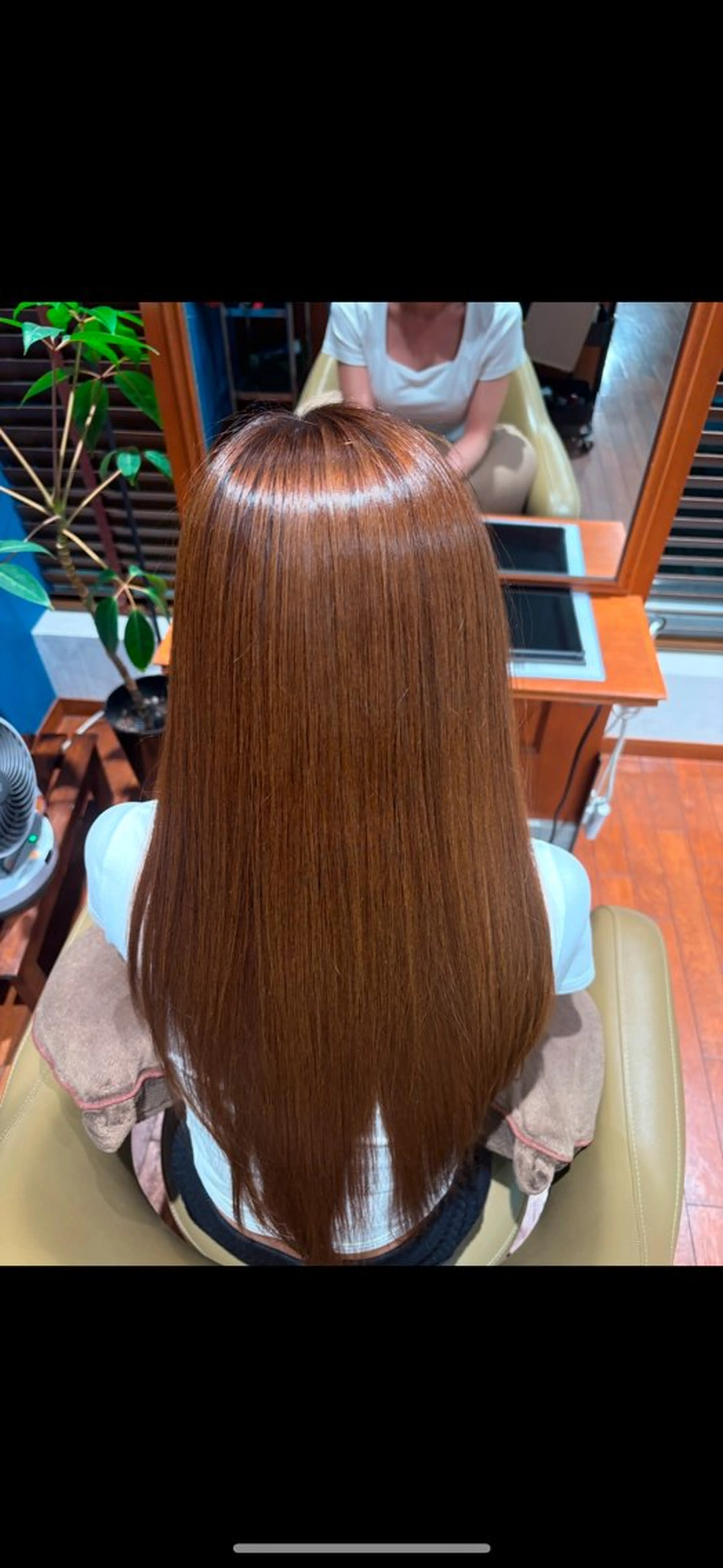 ロング 山本 元音のヘアスタイル