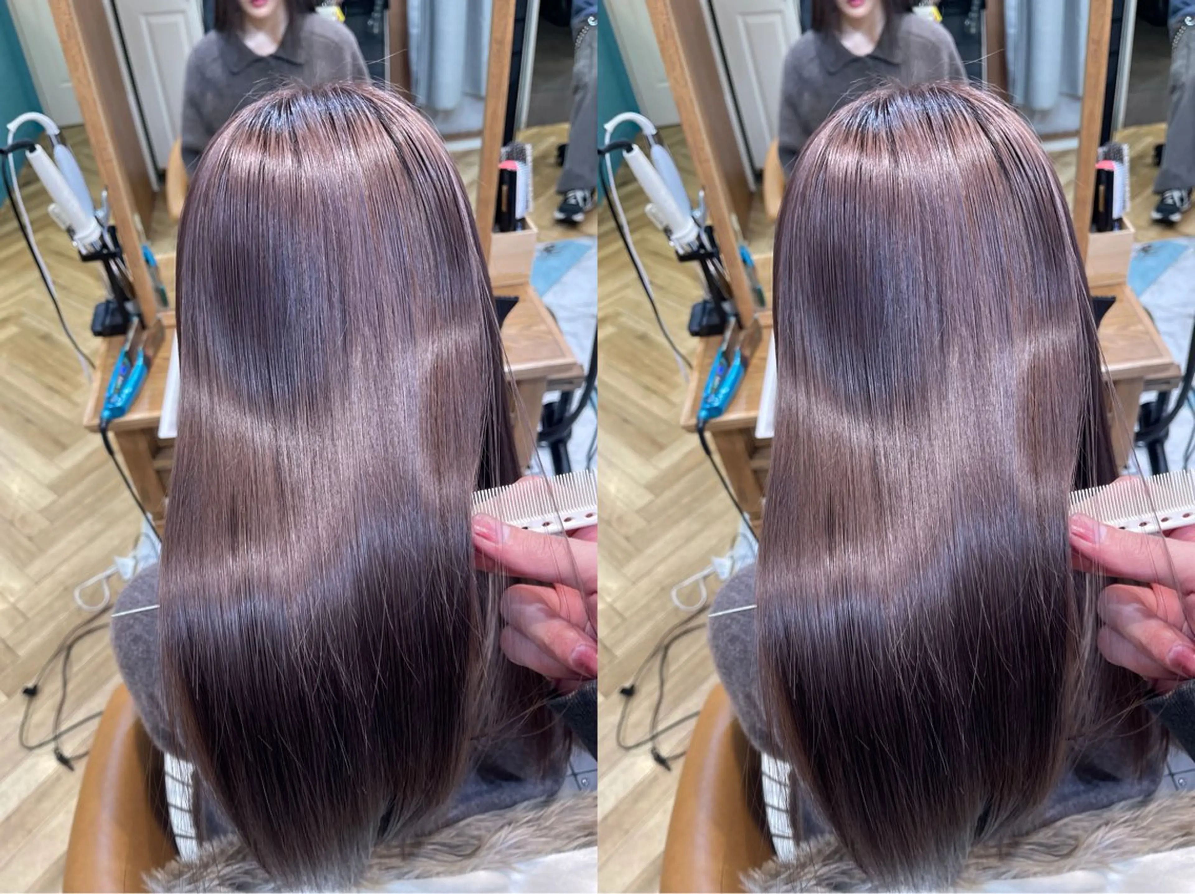 セミロング カット 縮毛矯正 トリートメント 池袋/ボブ/ボブ矯正 髪質改善/山本のヘアスタイル