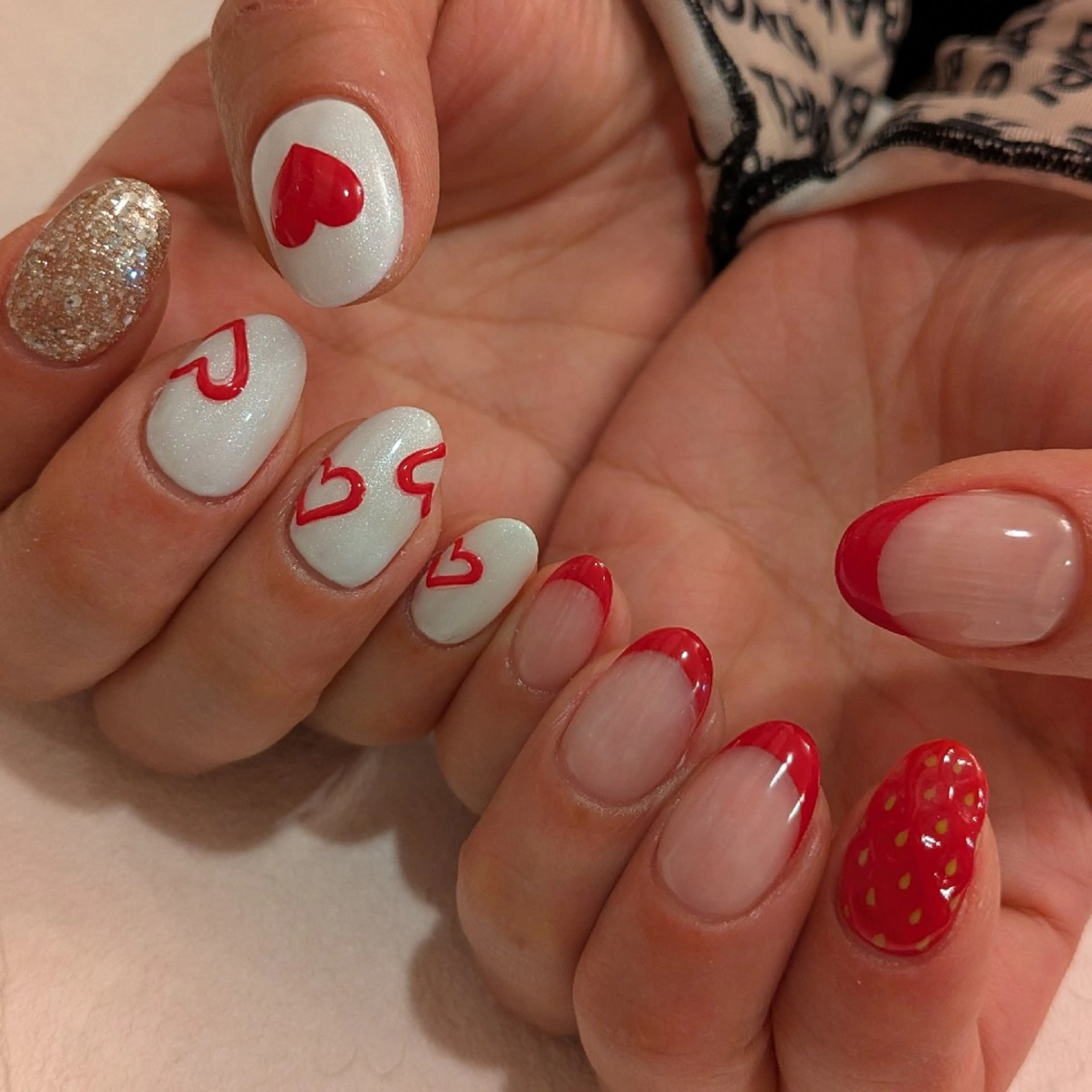 ネイル ハート ジェヌインネイル 河内のネイルデザイン