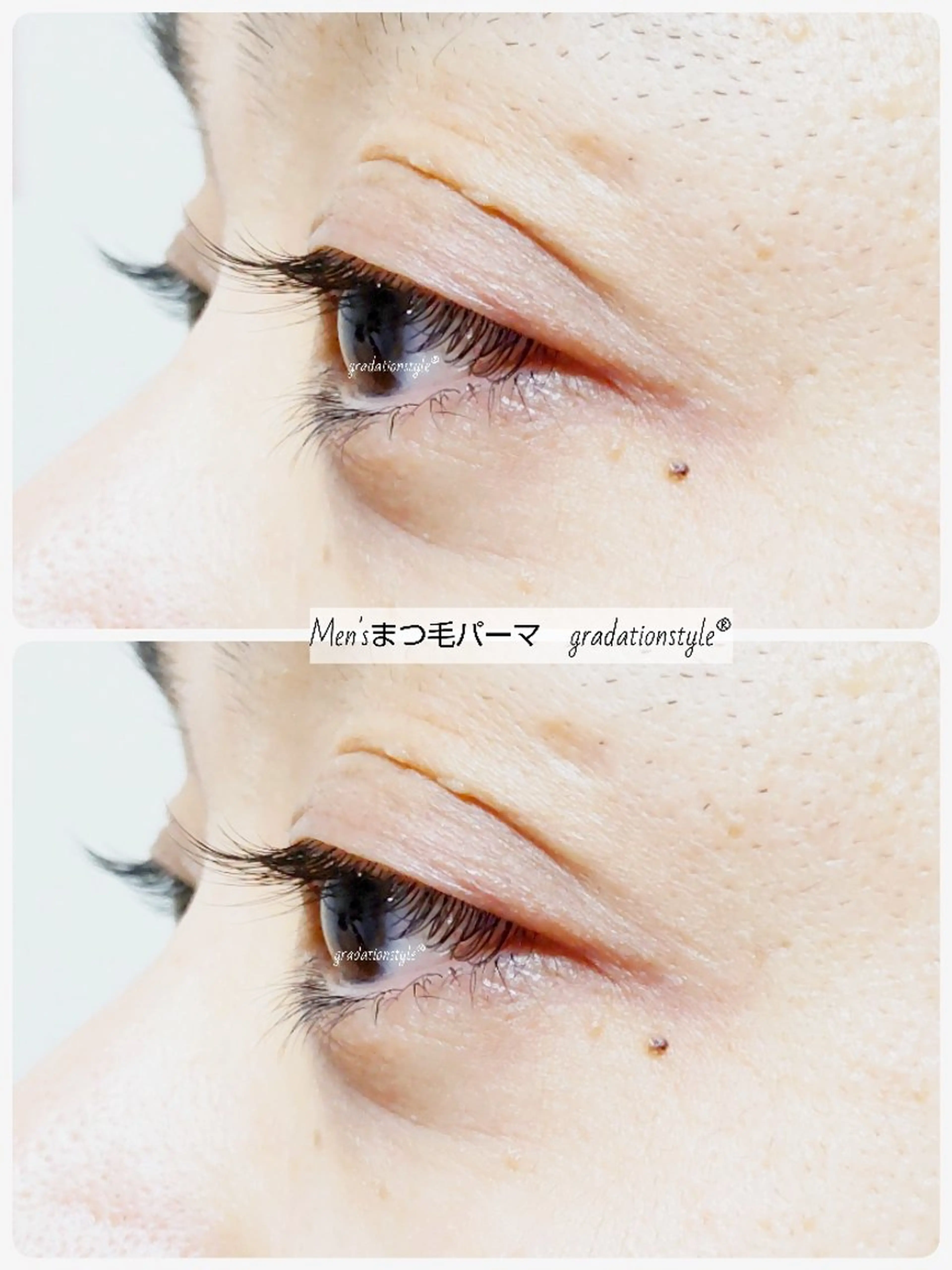 マツエク・マツパ 一重×まつ毛パーマ 🎼グラデーション スタイル札幌♫*⁠✧のマツエク・マツパデザイン