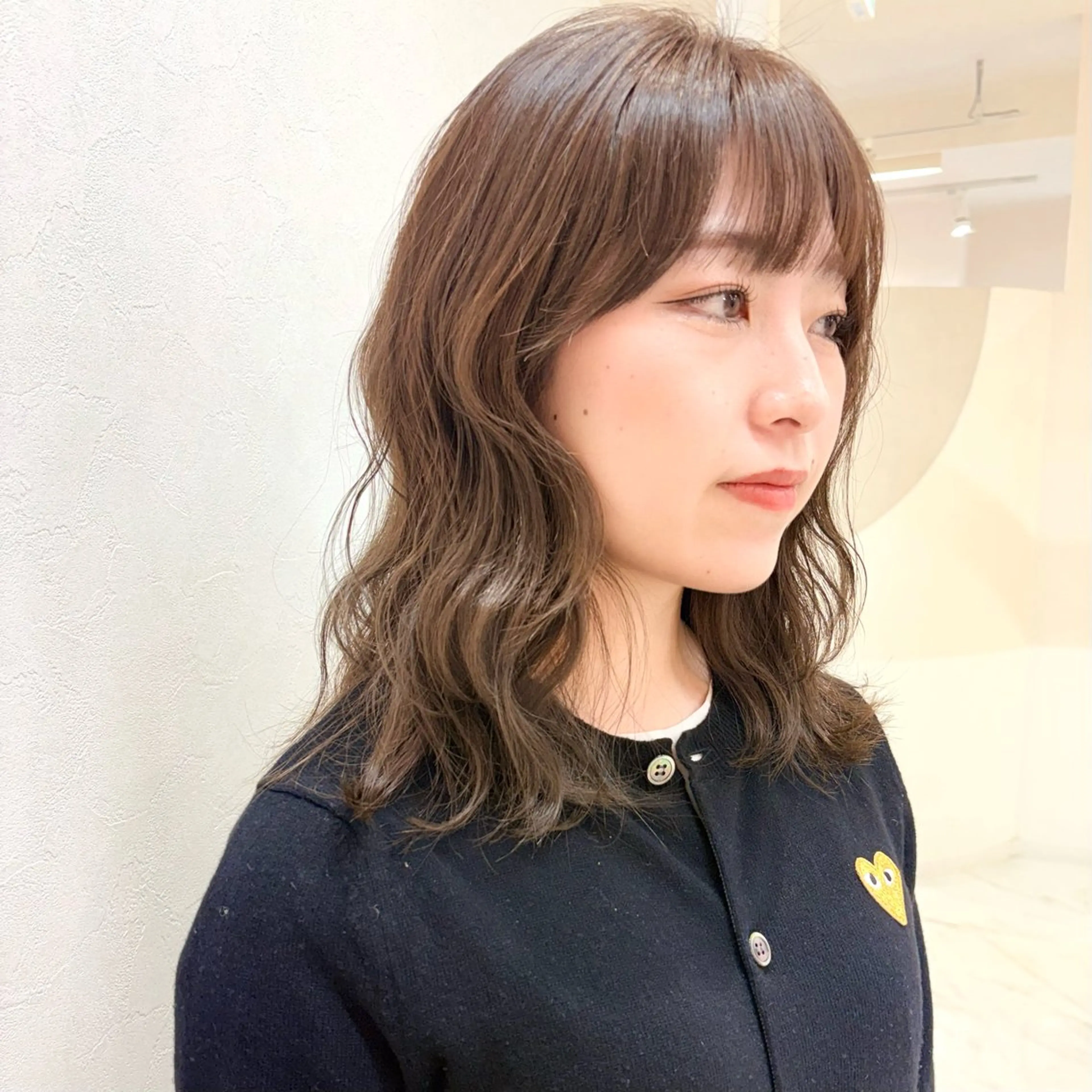 ミディアム カラー カット ヘアカラー トリートメント 透明感カラー/ セット/SAKURAのヘアスタイル