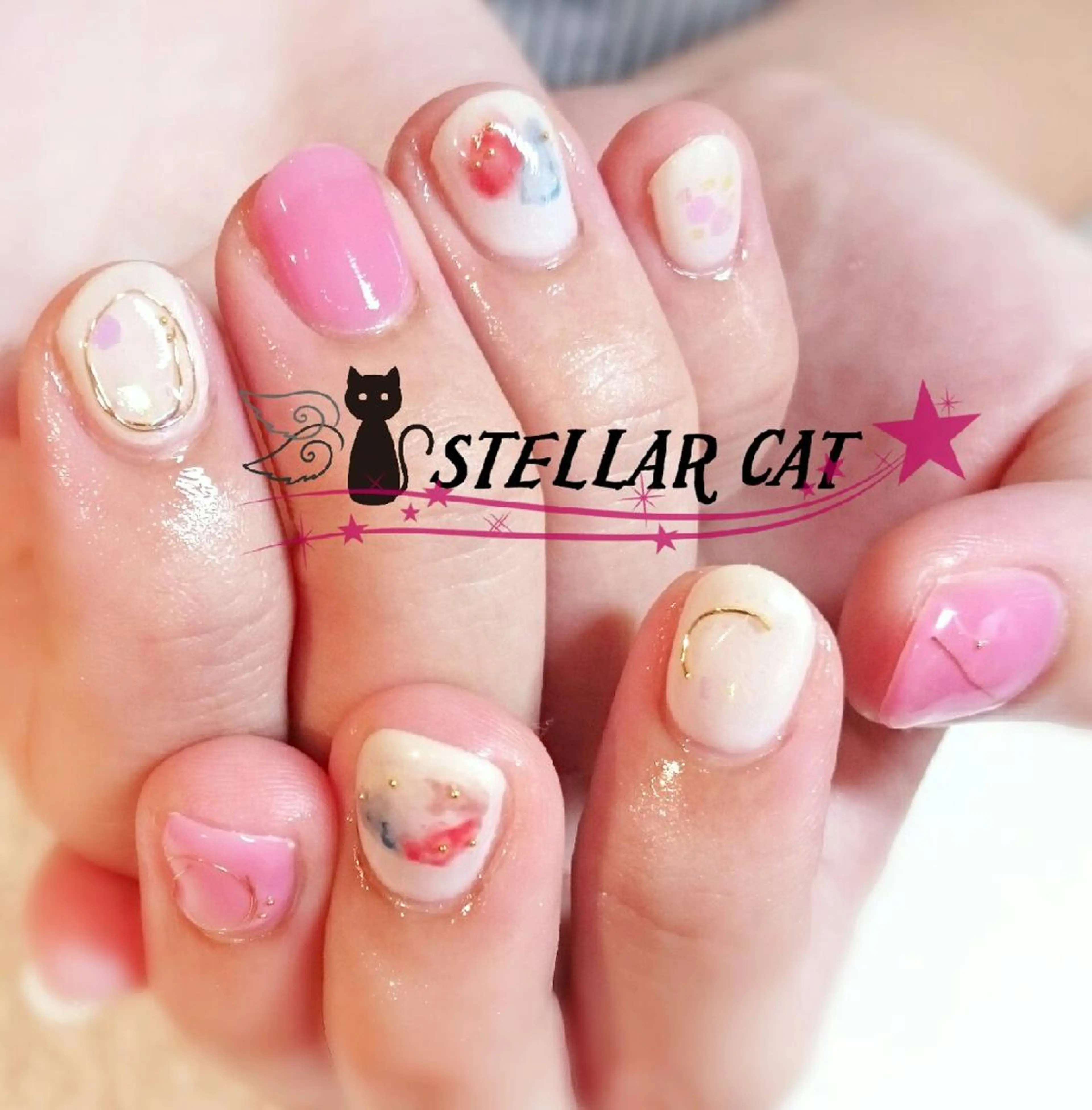 ネイル ショートネイル専門 StellarCatのネイルデザイン