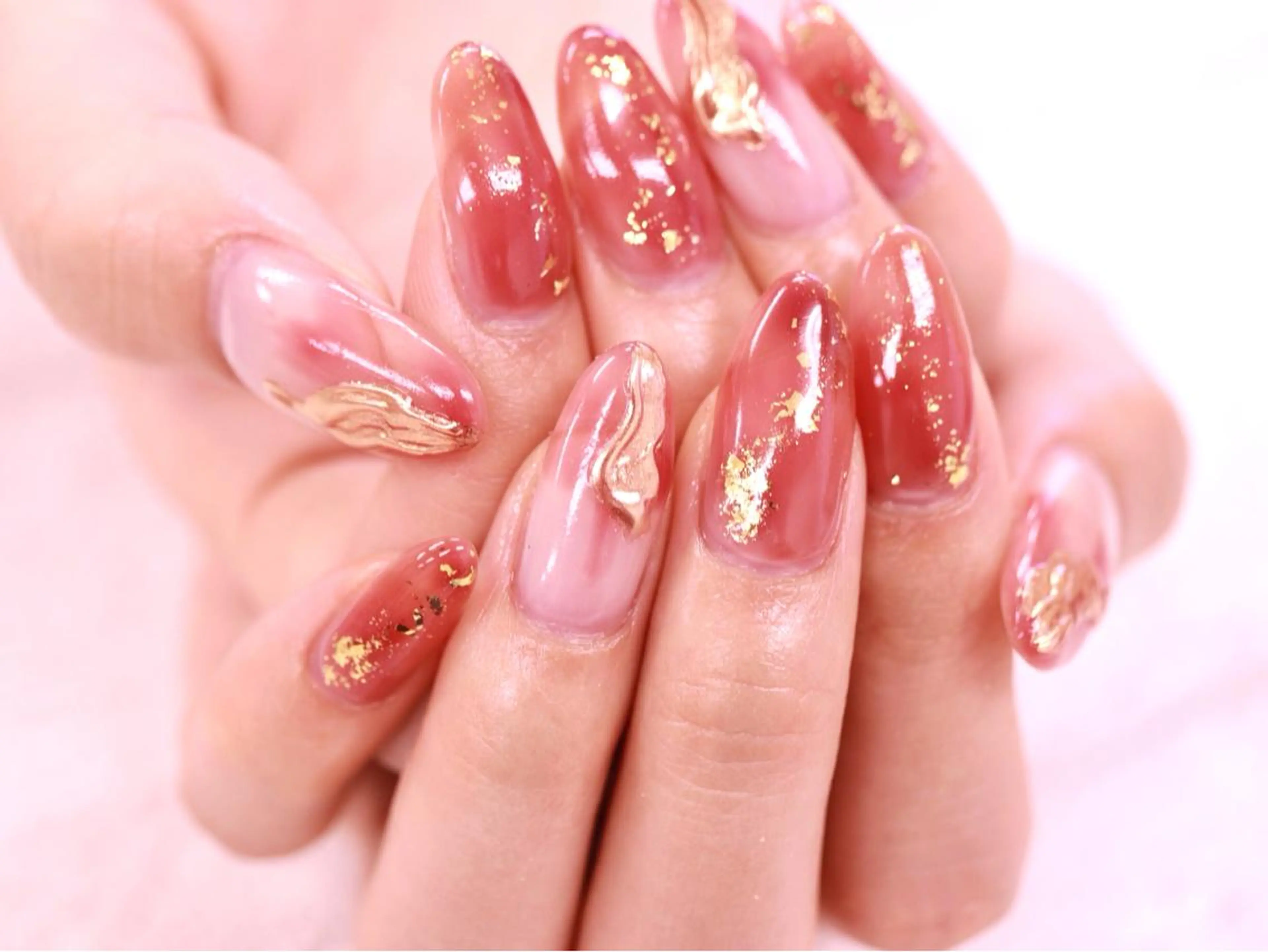 ネイル ミラーネイル ニュアンスネイル Dolce.Nail 柏店のネイルデザイン