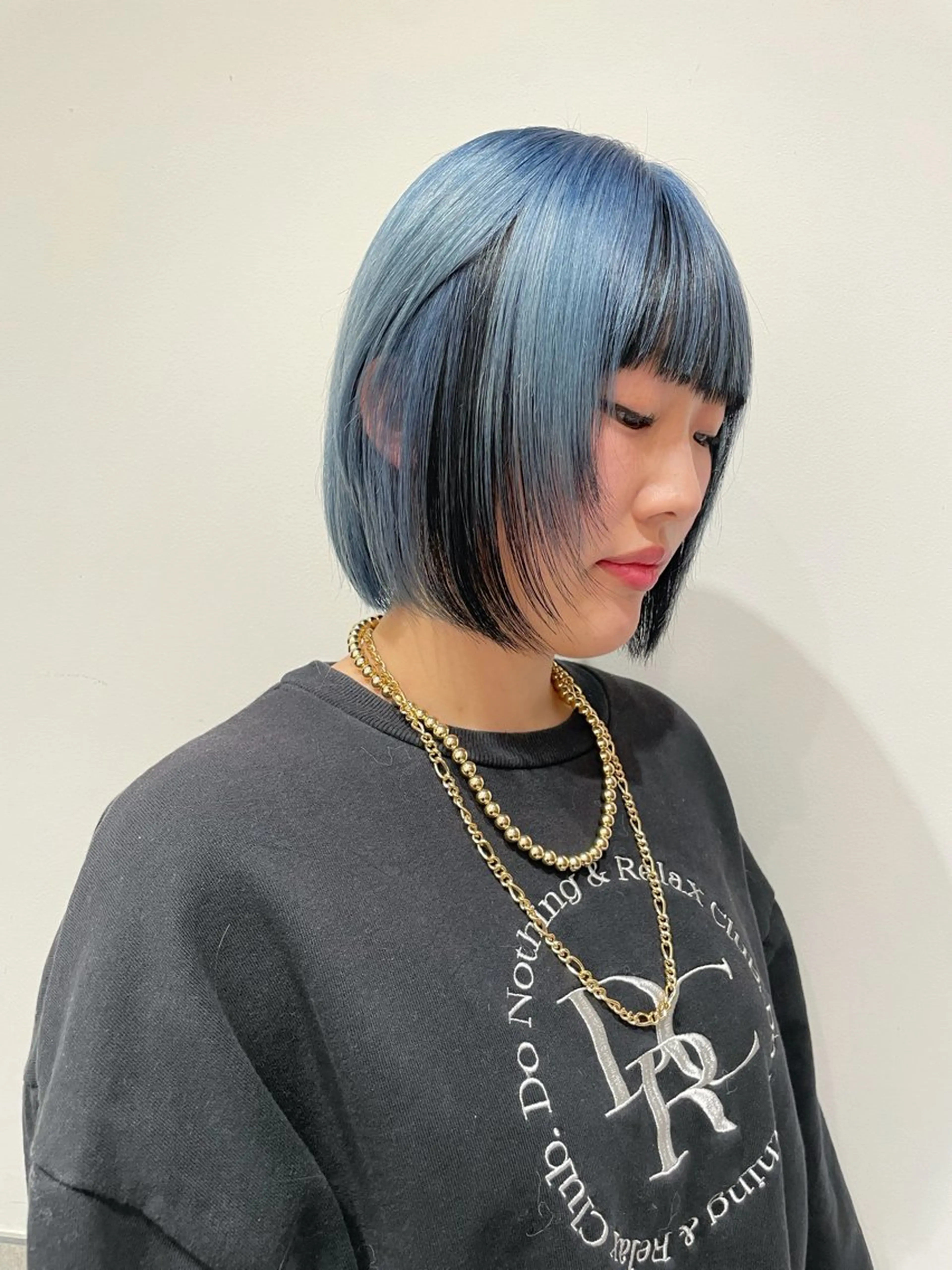 ミディアム GO TODAY SHAiRE SALON 原宿本店所属・REINA/ブリーチ /ハイトーン/原宿のヘアスタイル