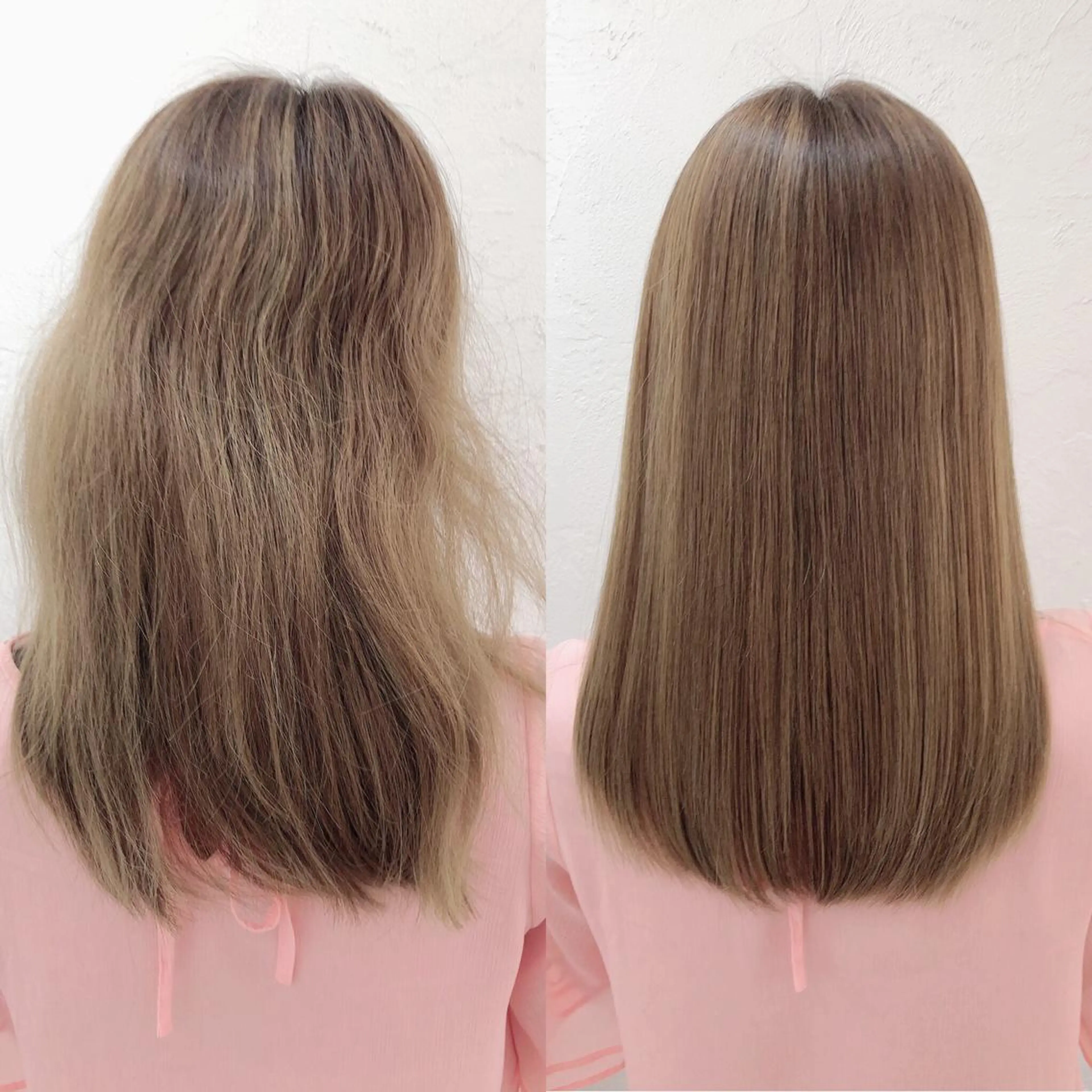 ミディアム カラー パーマ ヘアアレンジ 髪質改善専門店 エイジングケアのヘアスタイル