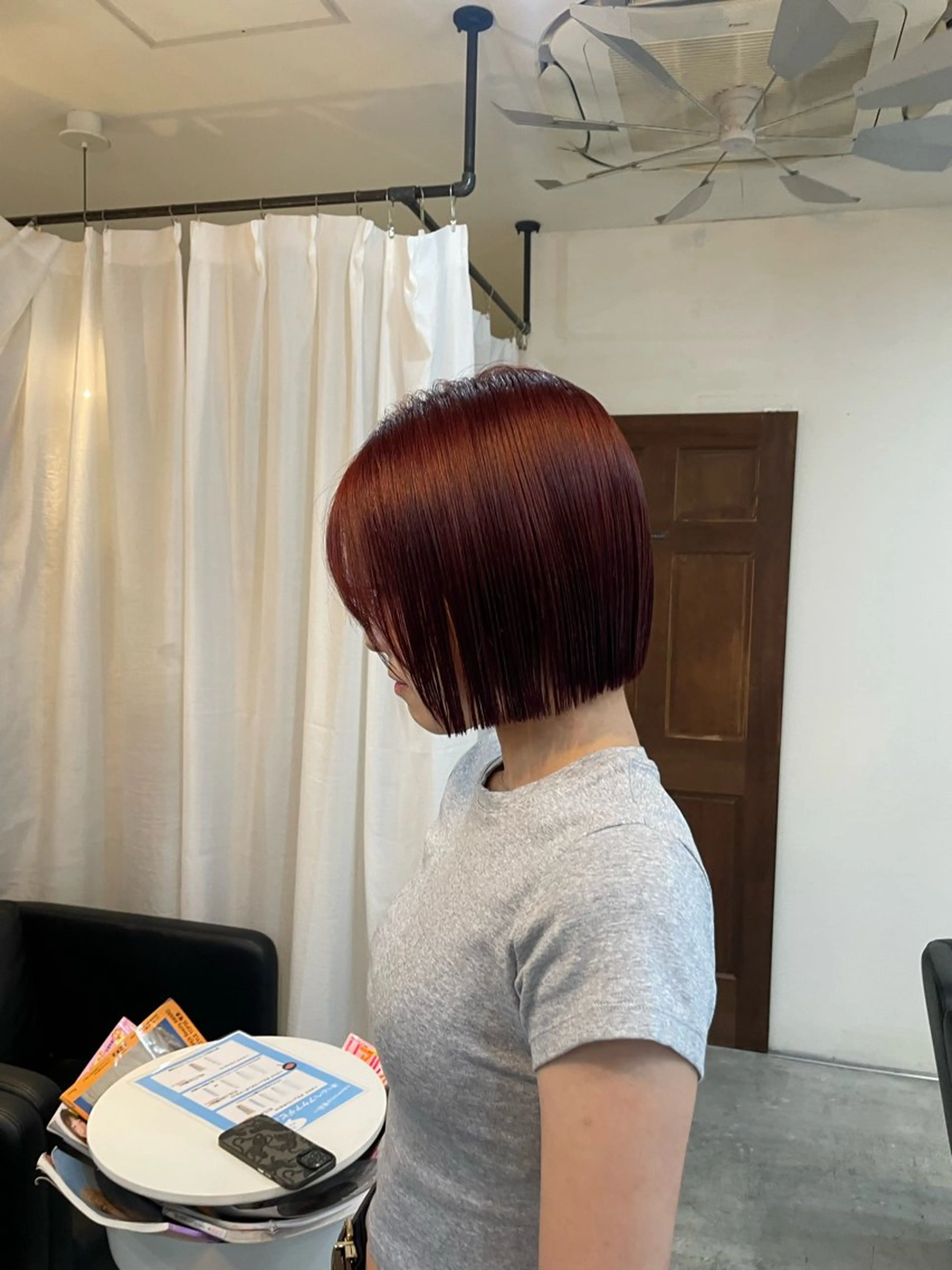 ショート ボブ 顔周りカット 🎀サヤカ🎀のヘアスタイル