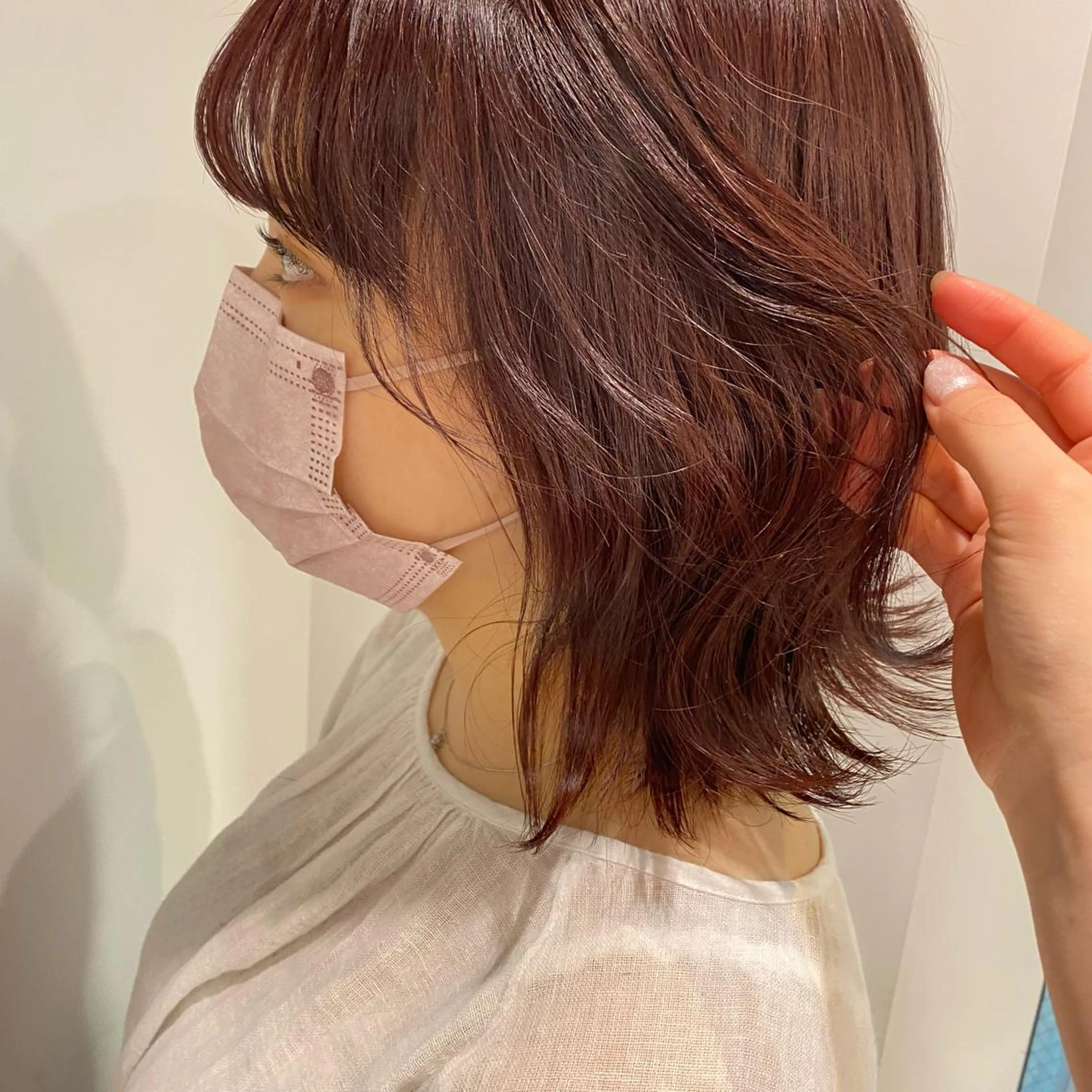 ミディアム GO TODAY SHAiRE SALON 原宿Stella店所属・𓍯柔らかhair 𓍯 yukinoのヘアスタイル