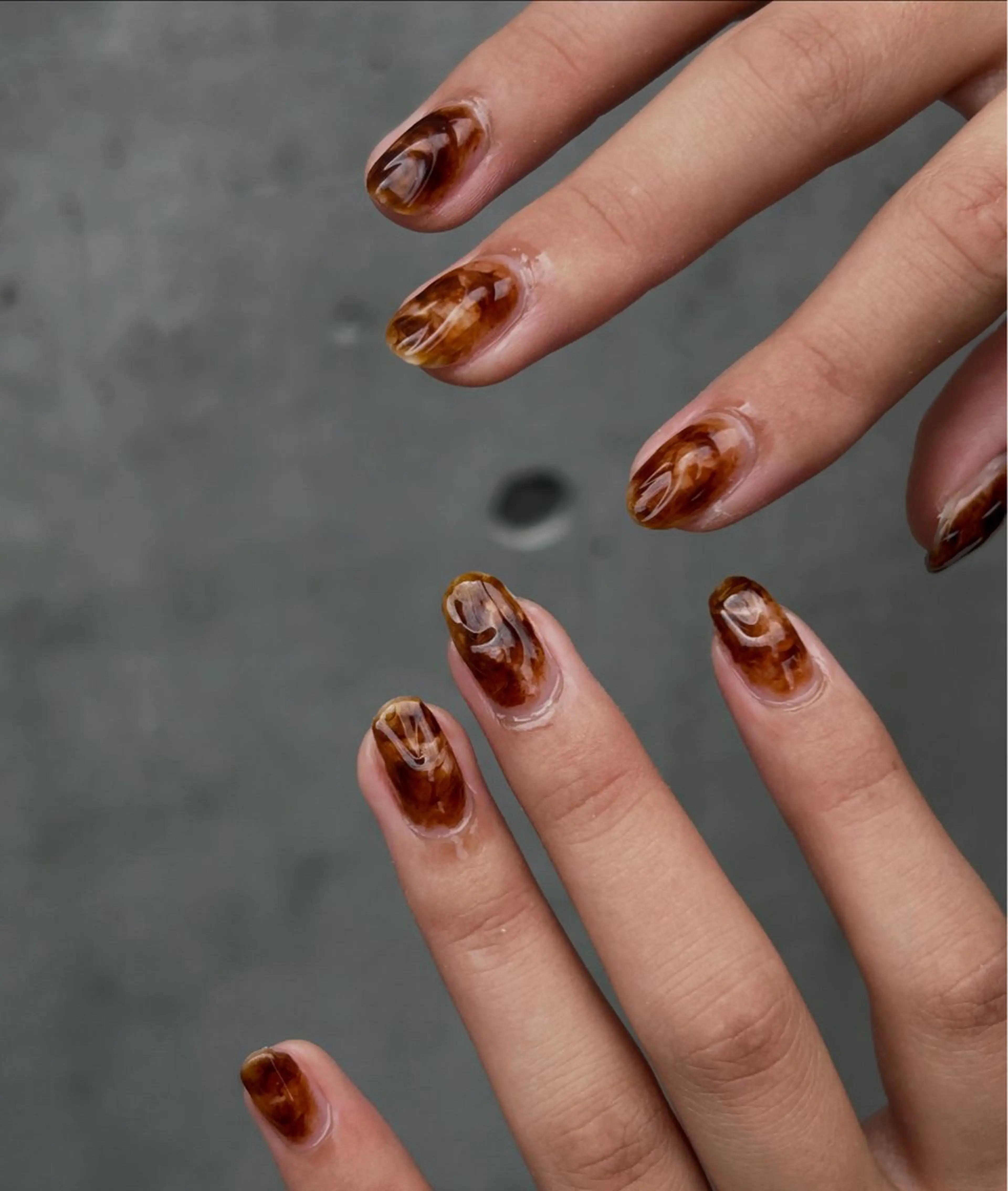 ワンカラーニュアンス(オフあり) クリアベースの写真