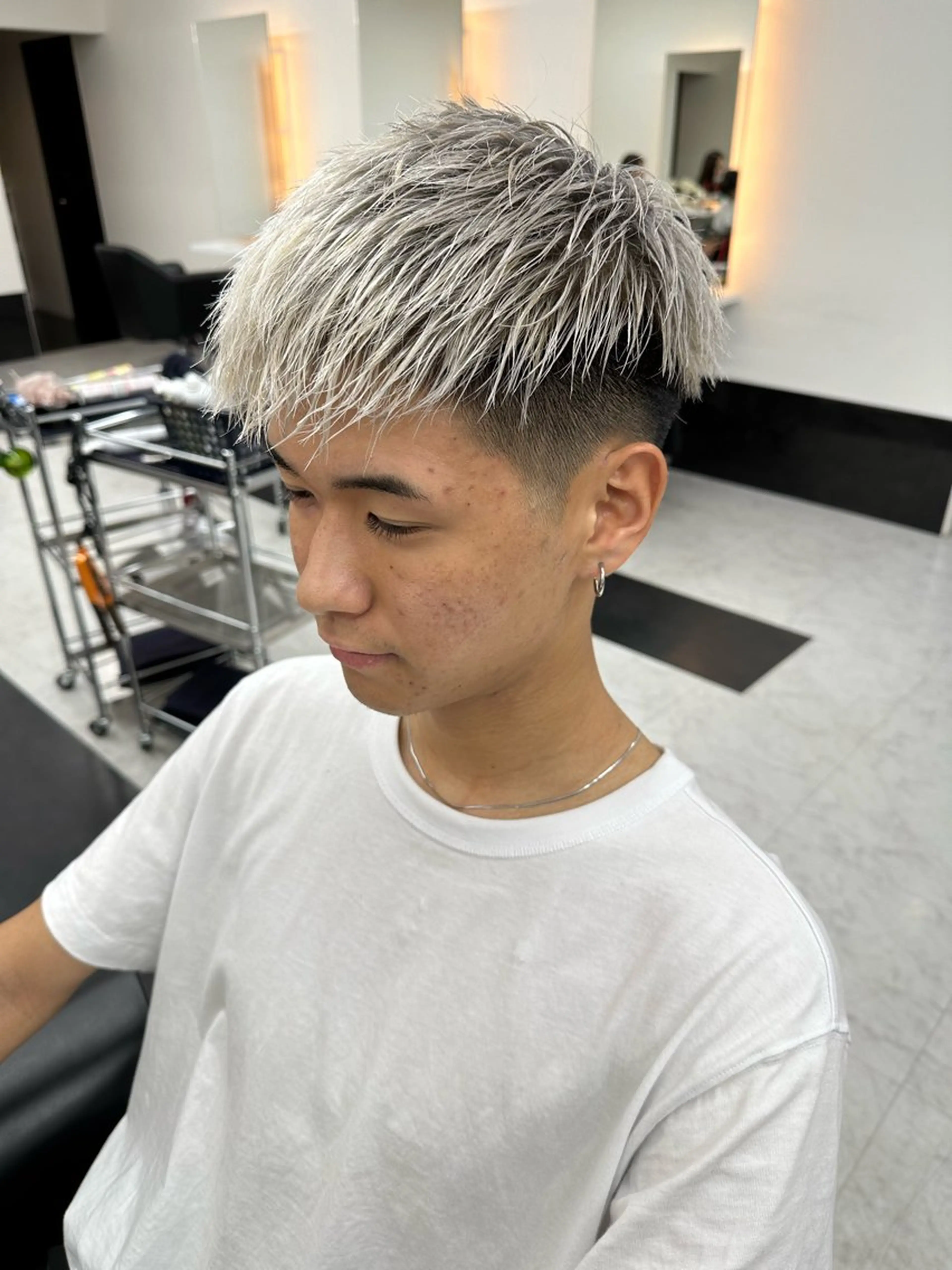 カラー メンズ ALEAP himekaのヘアスタイル