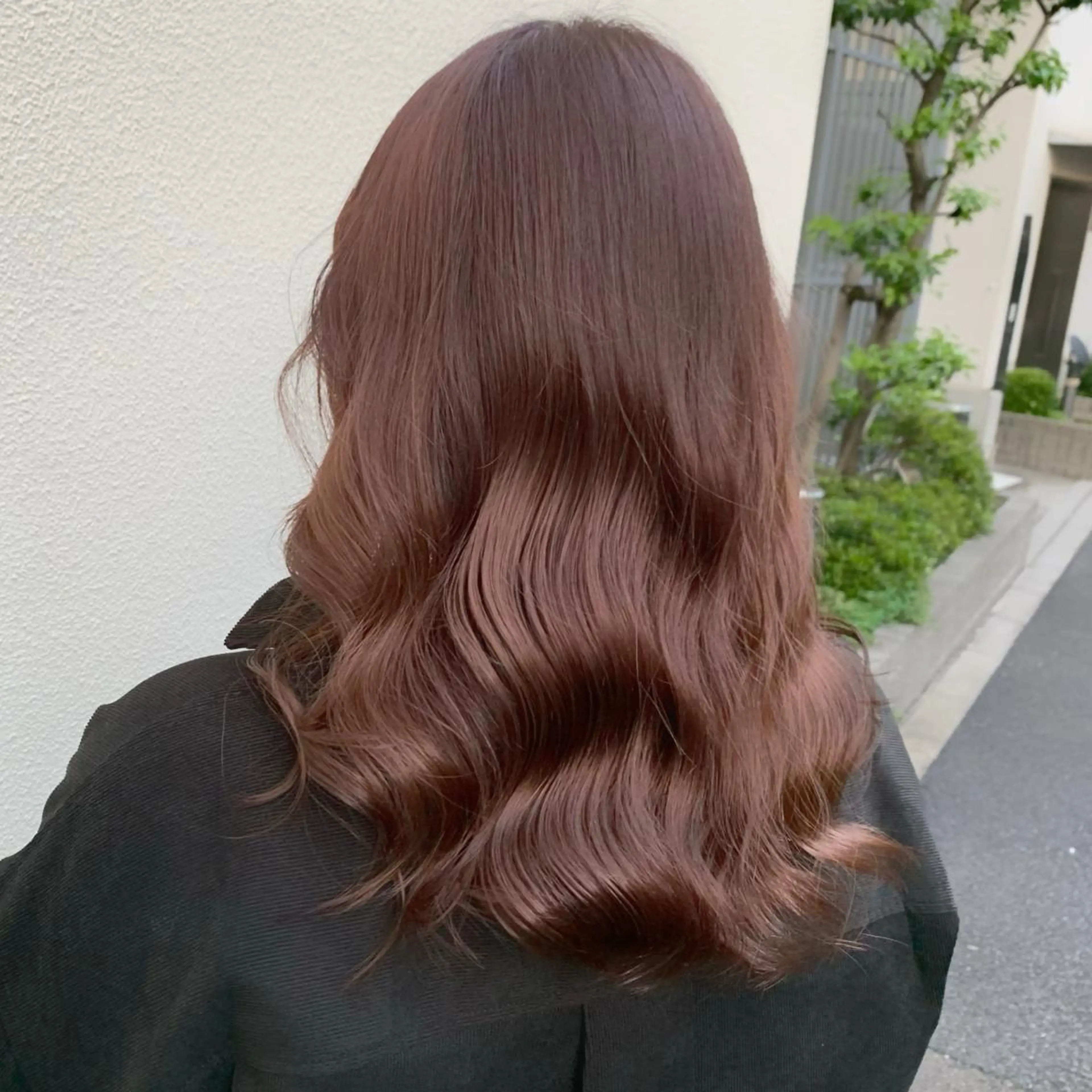 セミロング カラー ベージュカラー ブリーチ ブラウンカラー ココアブラウン ダブルカラー ブリーチなし Wカラー🩷星野翔太のヘアスタイル