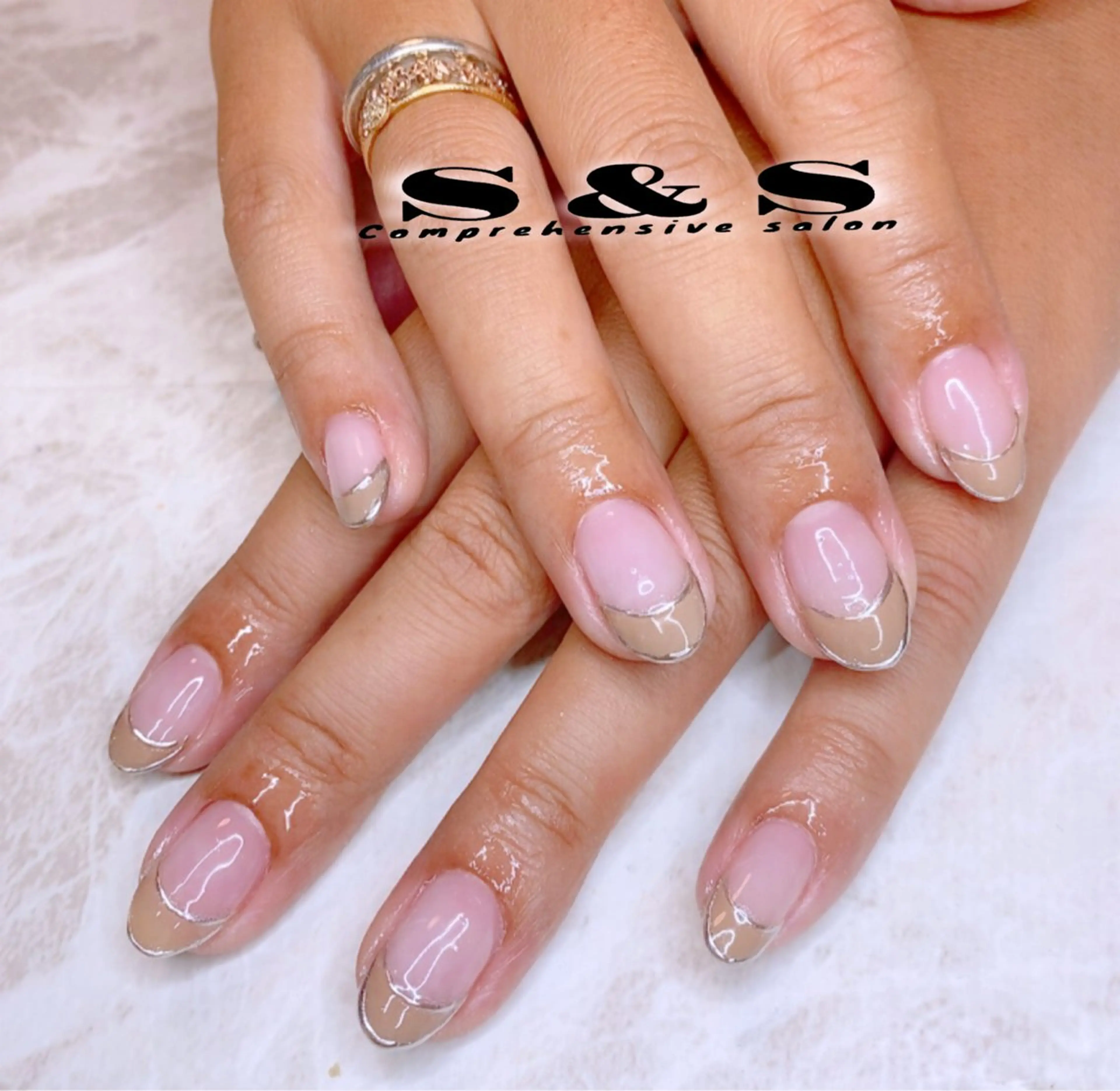 ネイル 長さ出し メンズネイル 持ち込み スカルプネイル S&S 村田小百合のネイルデザイン