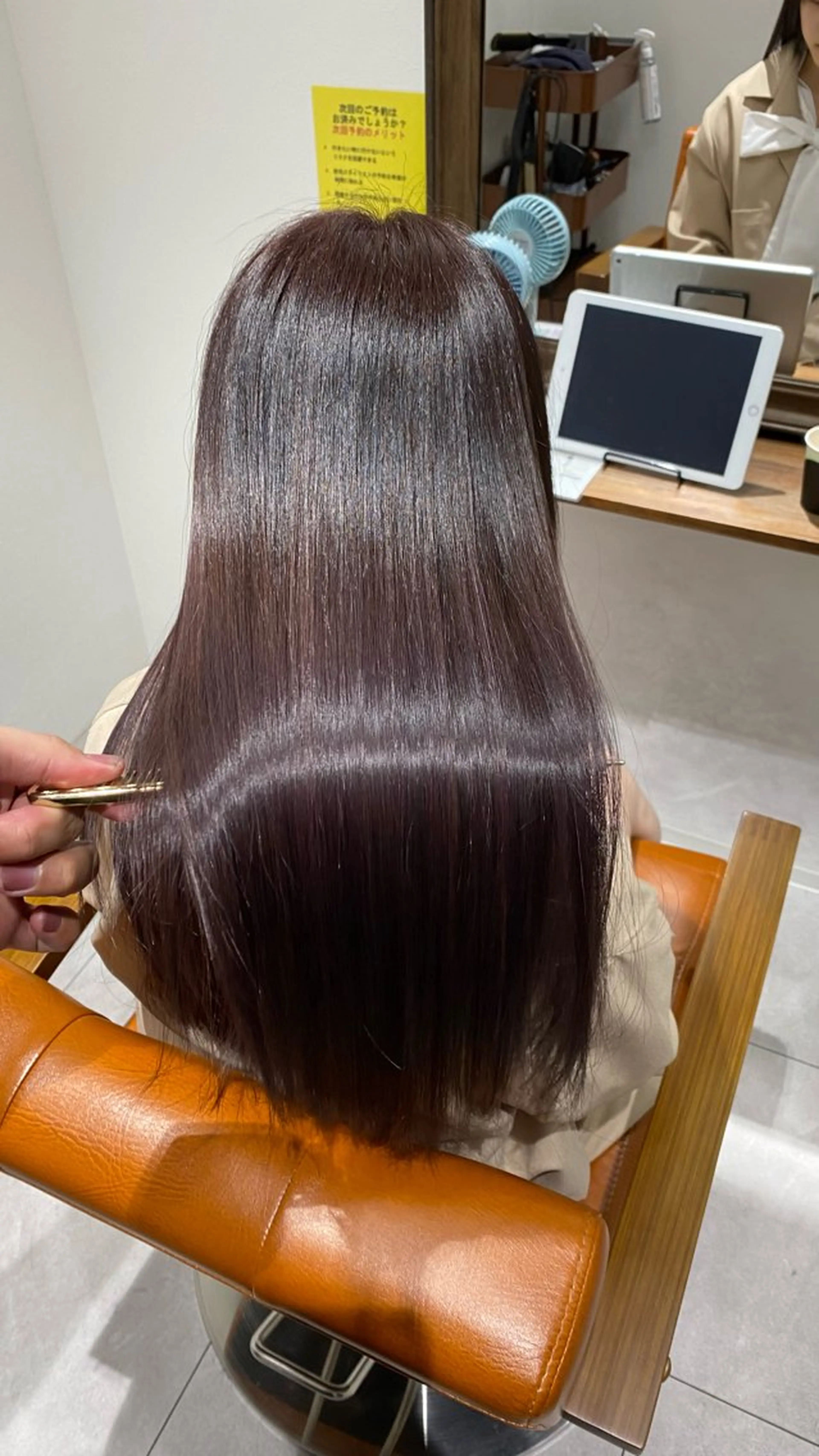 ロング カット 縮毛矯正 トリートメント 🫧美髪特化🫧 lea/1  宇山のヘアスタイル