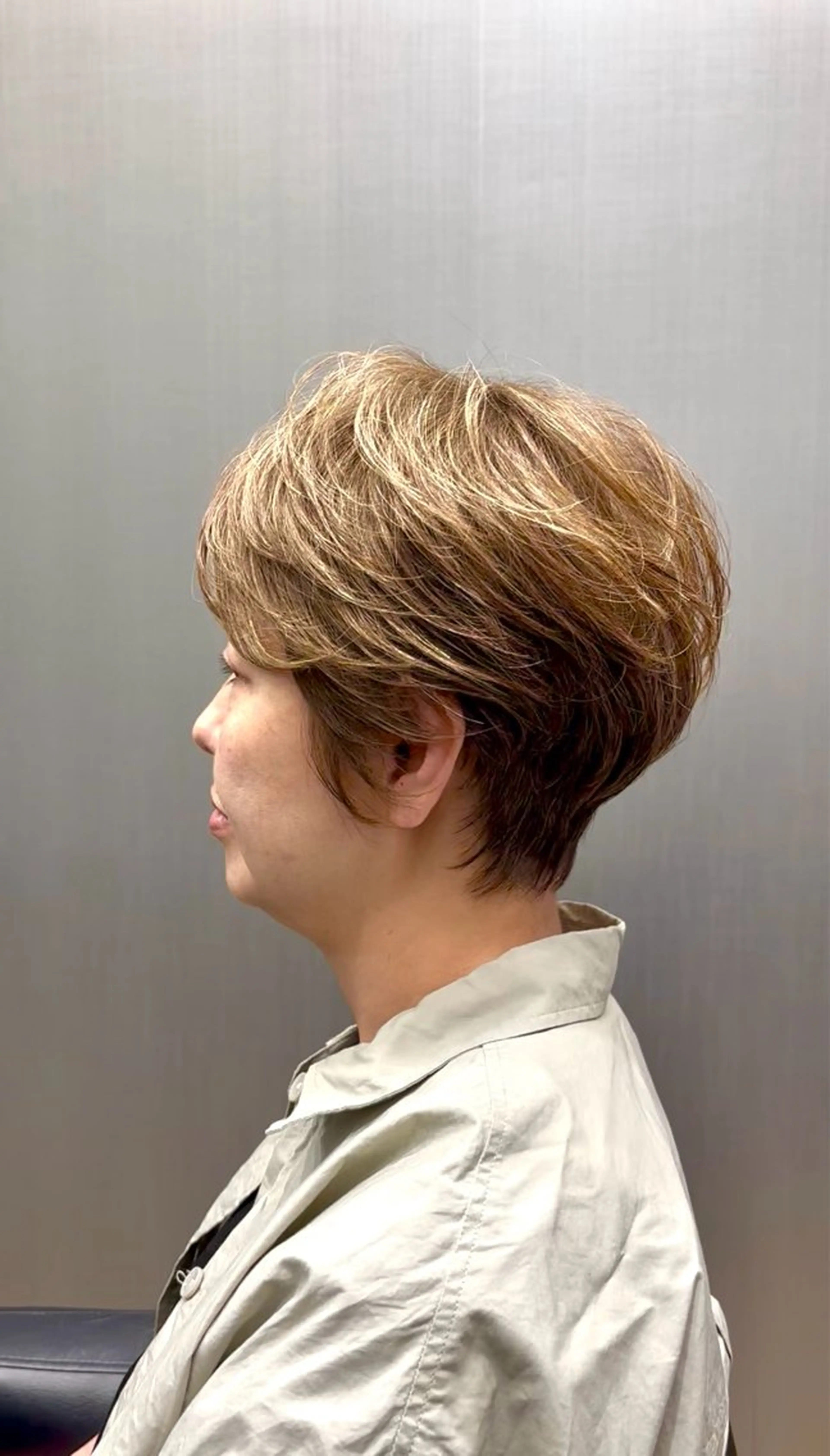 ショート ショートボブ ハンサムショート 丸みショート ボブ くびれヘア HARUKI  MINATO Japan広島紙屋町店所属・hmj紙屋町店 脊戸智志のヘアスタイル