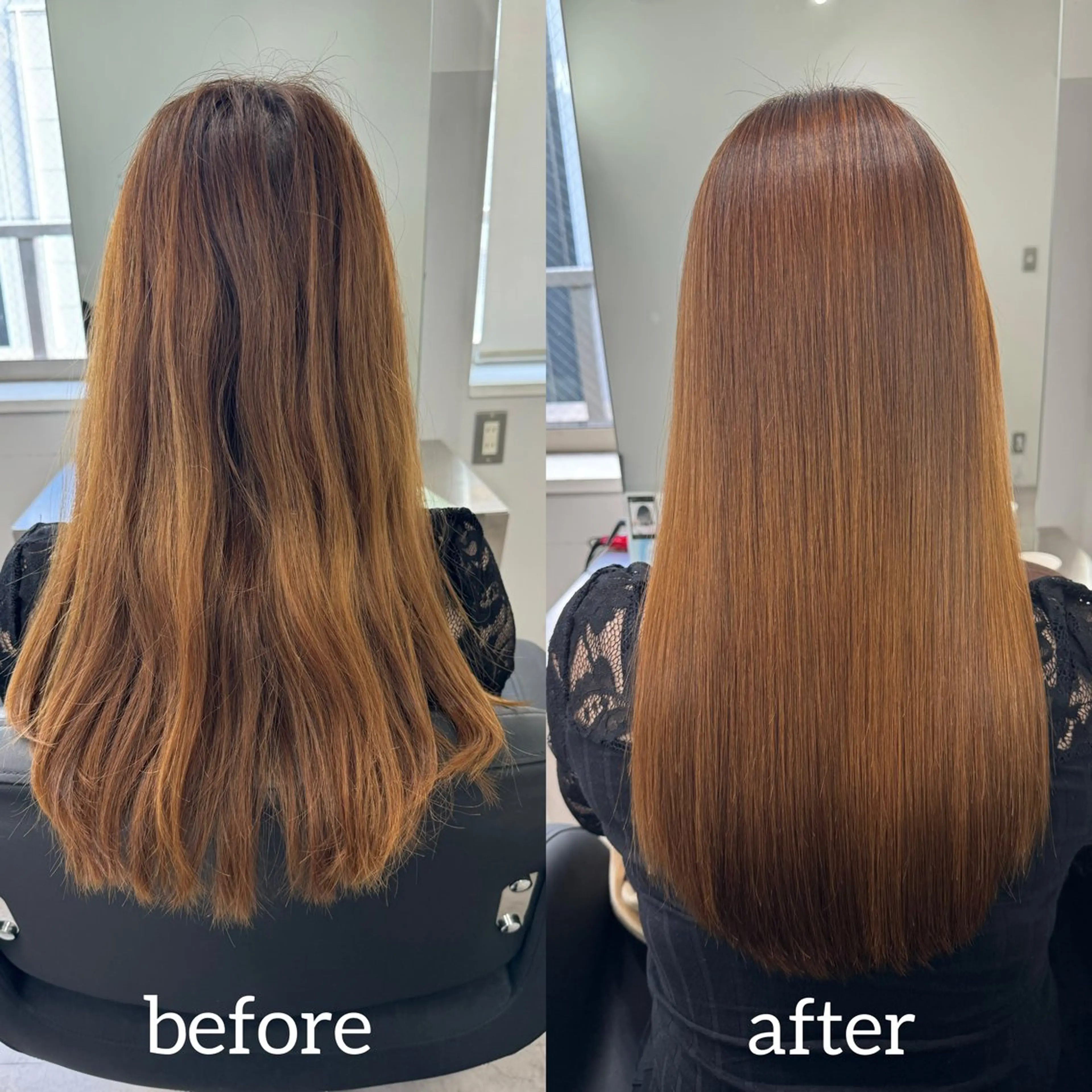 ロング カット 縮毛矯正 トリートメント 💎レイヤーカット× 髪質改善💎後藤陸のヘアスタイル