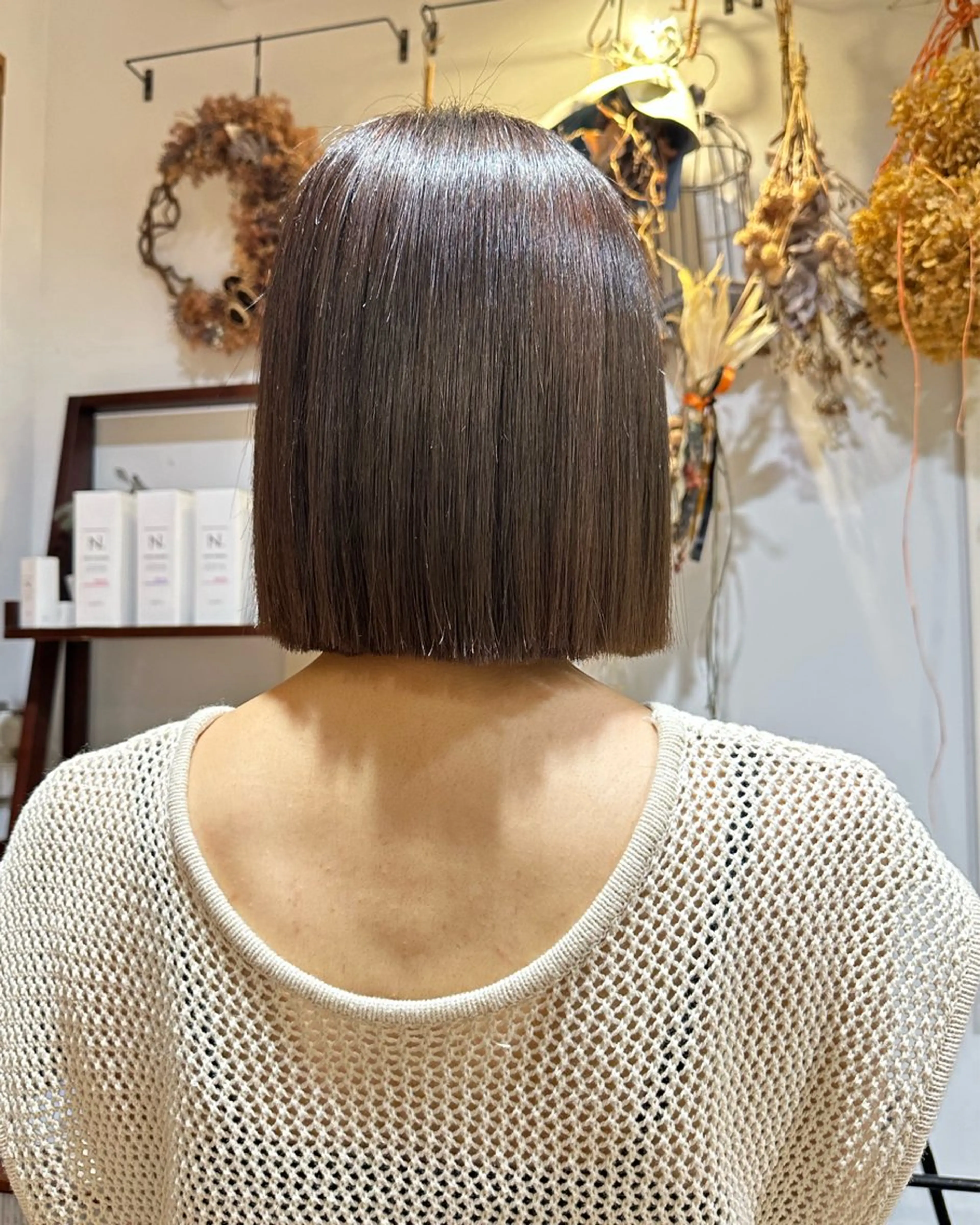 ショート ボブ 宇都 唯のヘアスタイル
