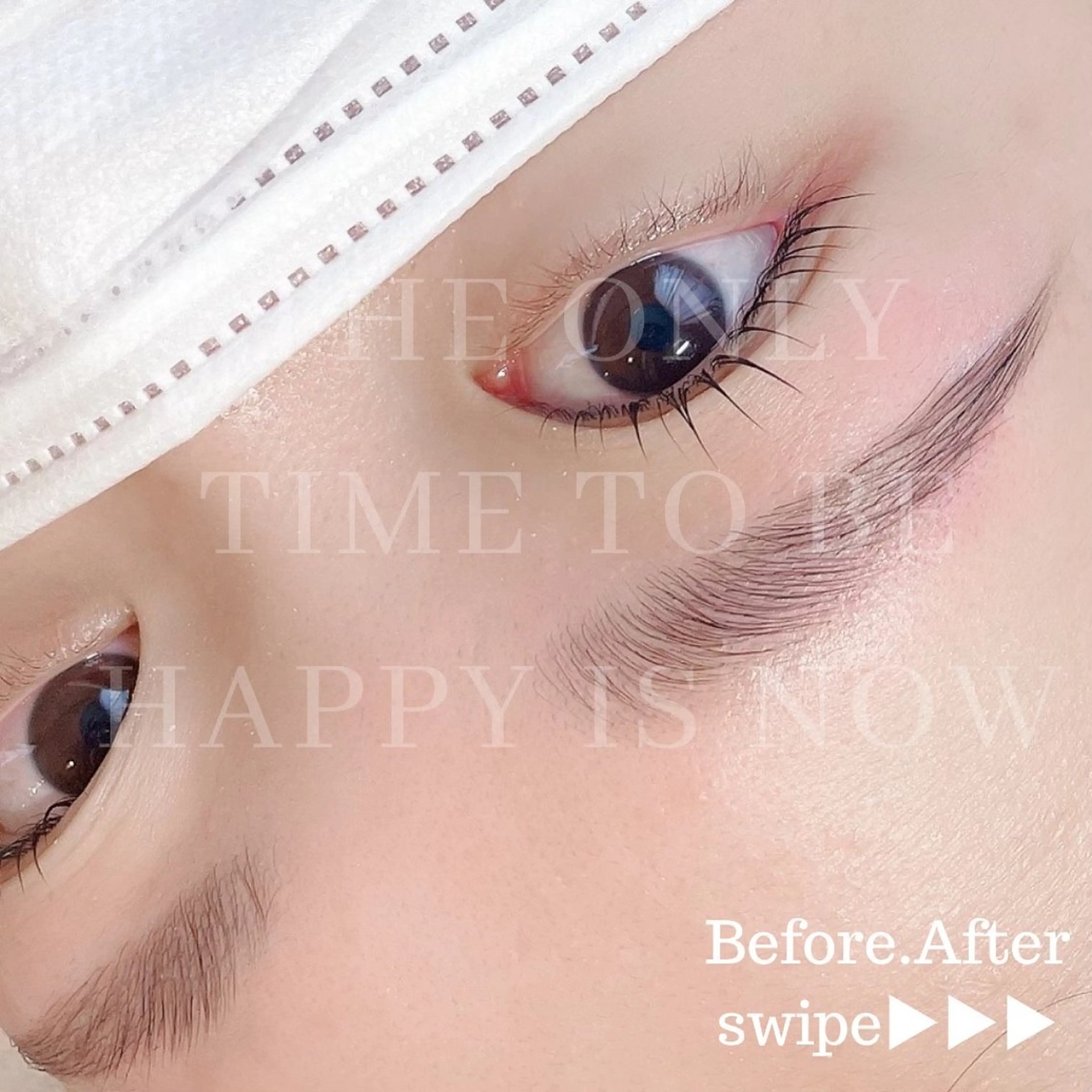 【次世代アイブロウ】ハリウッドブロウリフト＋アイブロウワックス＋メイク 90分の写真