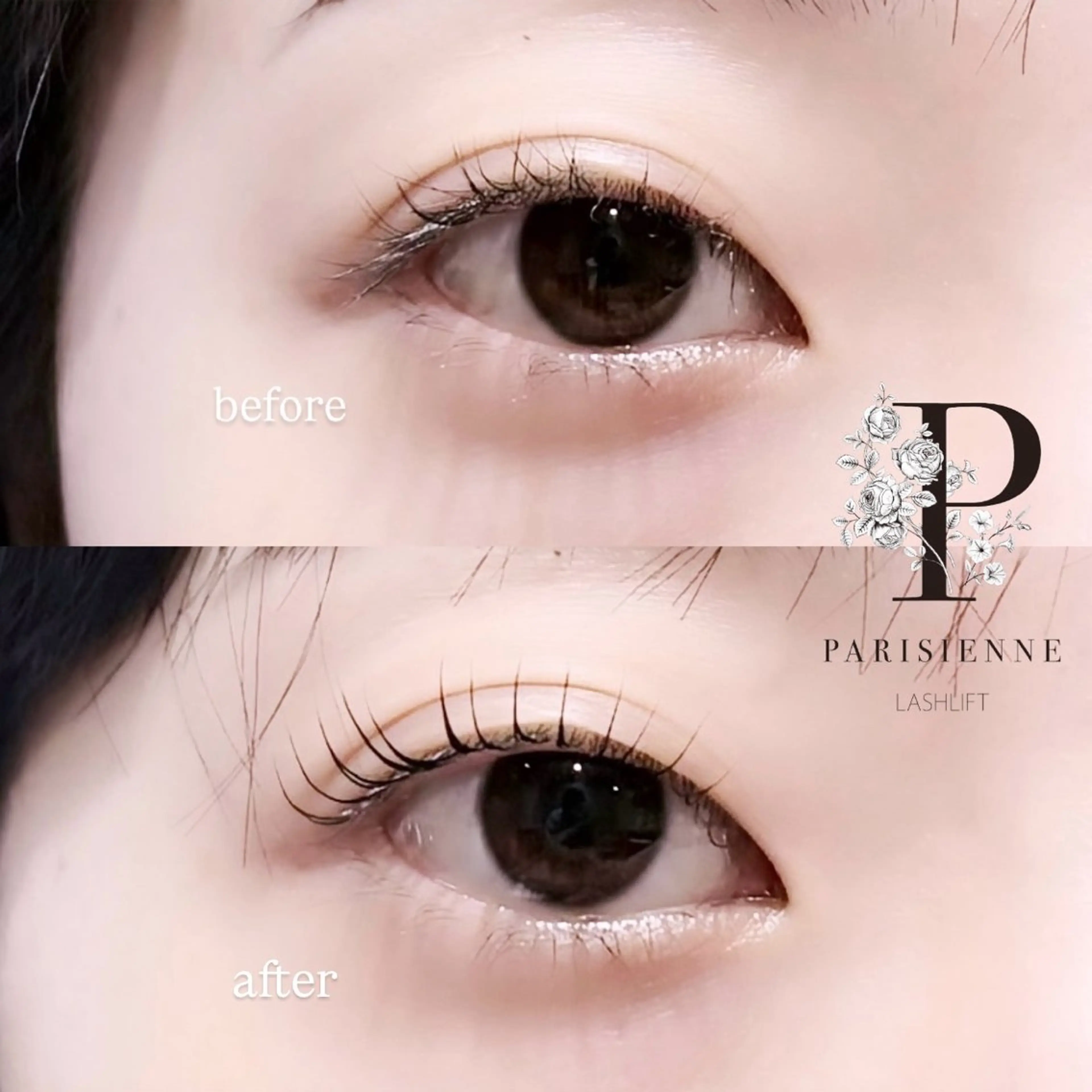 マツエク・マツパ Lカール パリジェンヌラッシュリフト 一重×まつ毛パーマ マツパ Konoka 𐙚⸝⸝꙳のマツエク・マツパデザイン