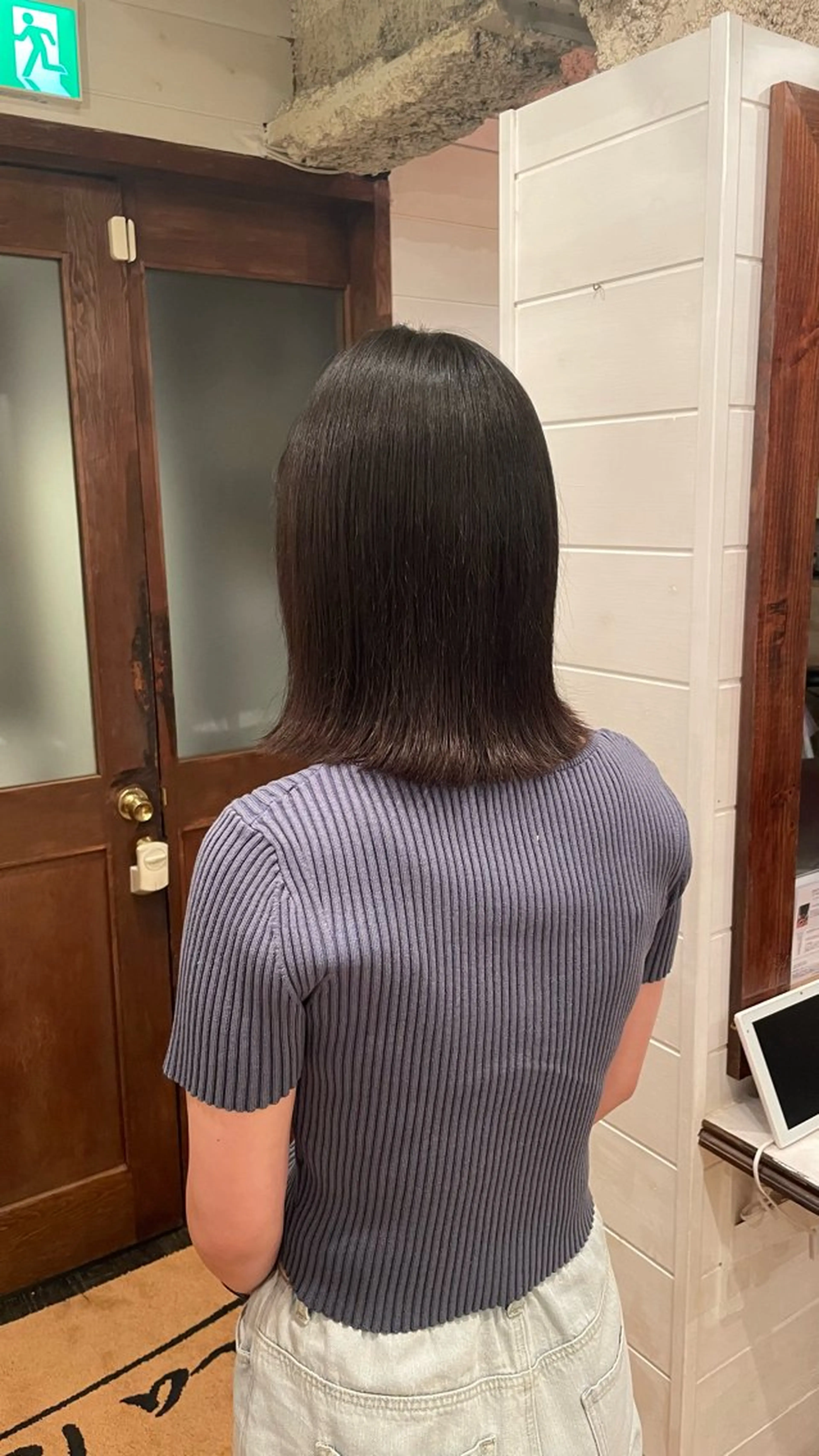 ミディアム ボブ/縮毛矯正/レイ ヤー♡Natsukiのヘアスタイル