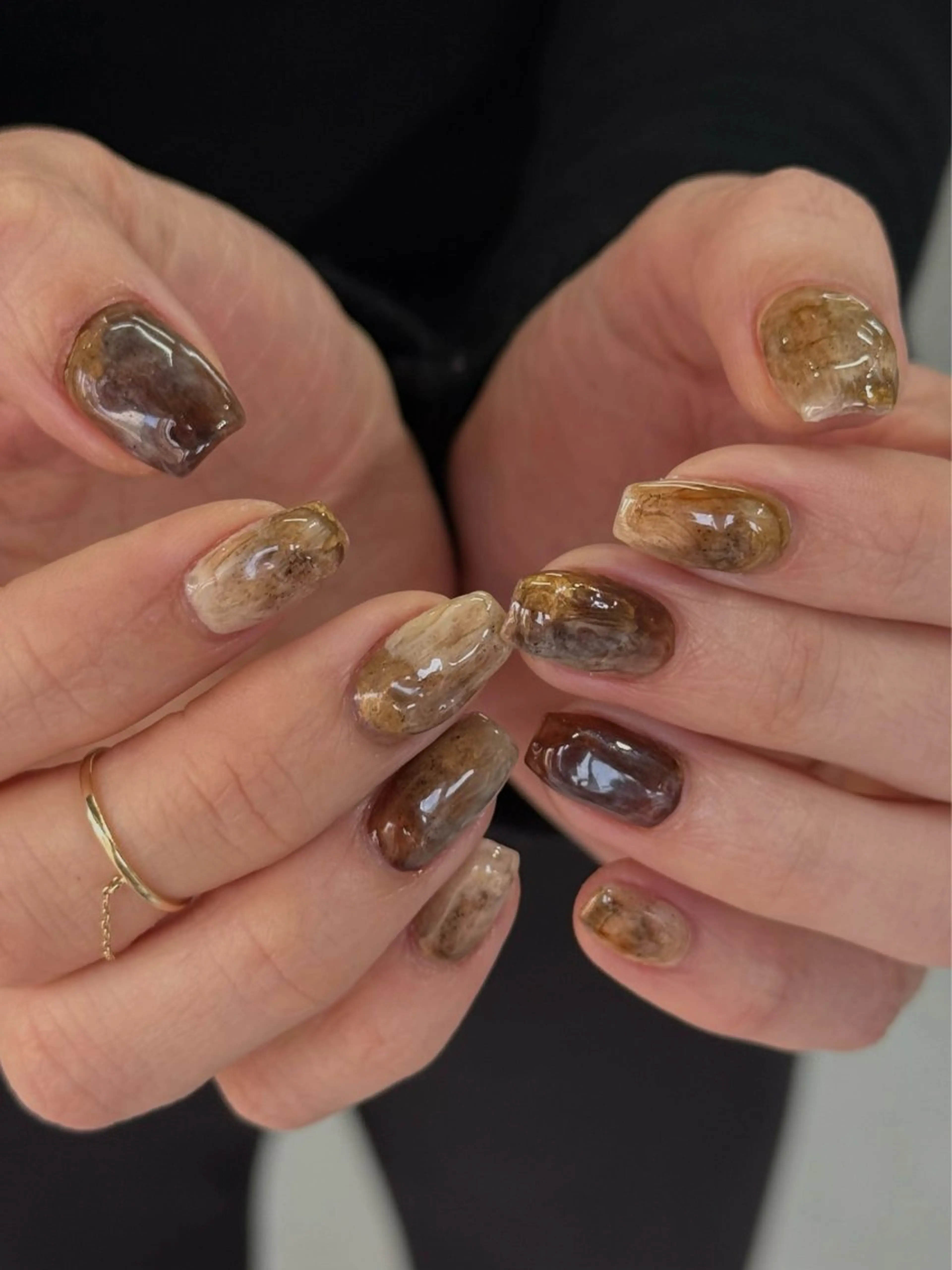 ネイル ニュアンスネイル ハンドネイル MISATO ネイリスト福岡/薬院のネイルデザイン