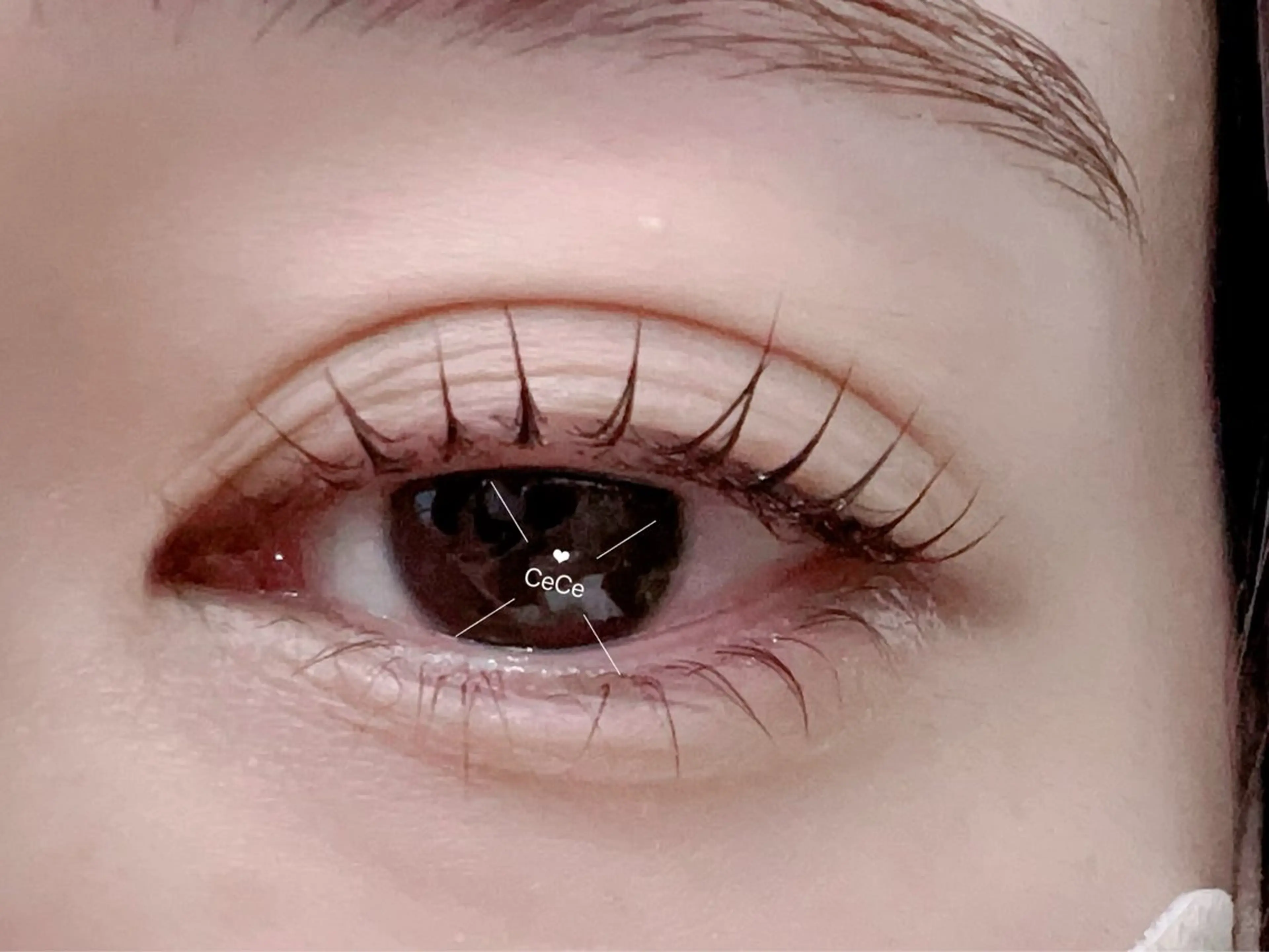 パーマ CeCeまつげパーマ マツエク❣️パリエクのネイルデザイン