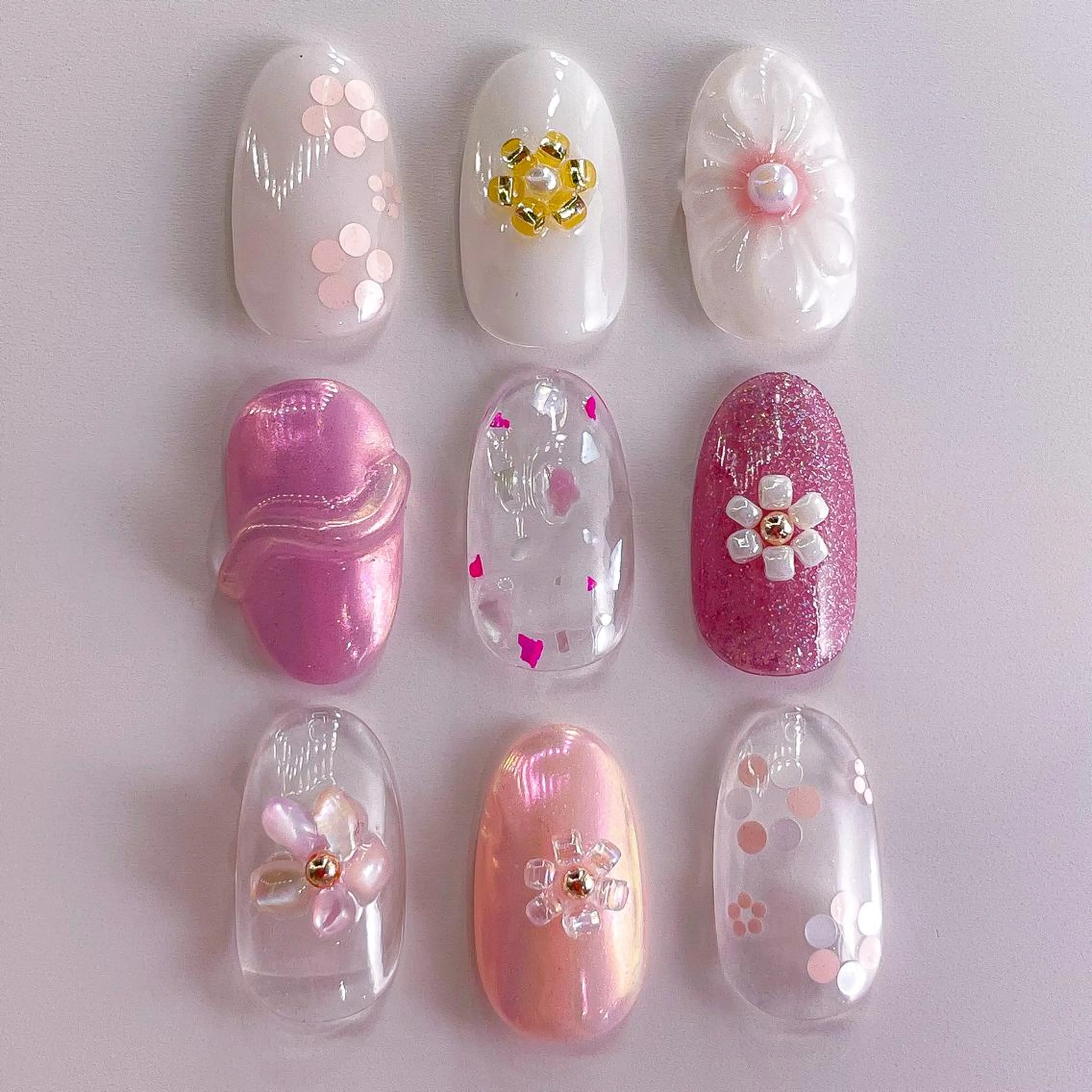 ネイル アートネイル ワンカラーネイル mew mew kotomiのネイルデザイン