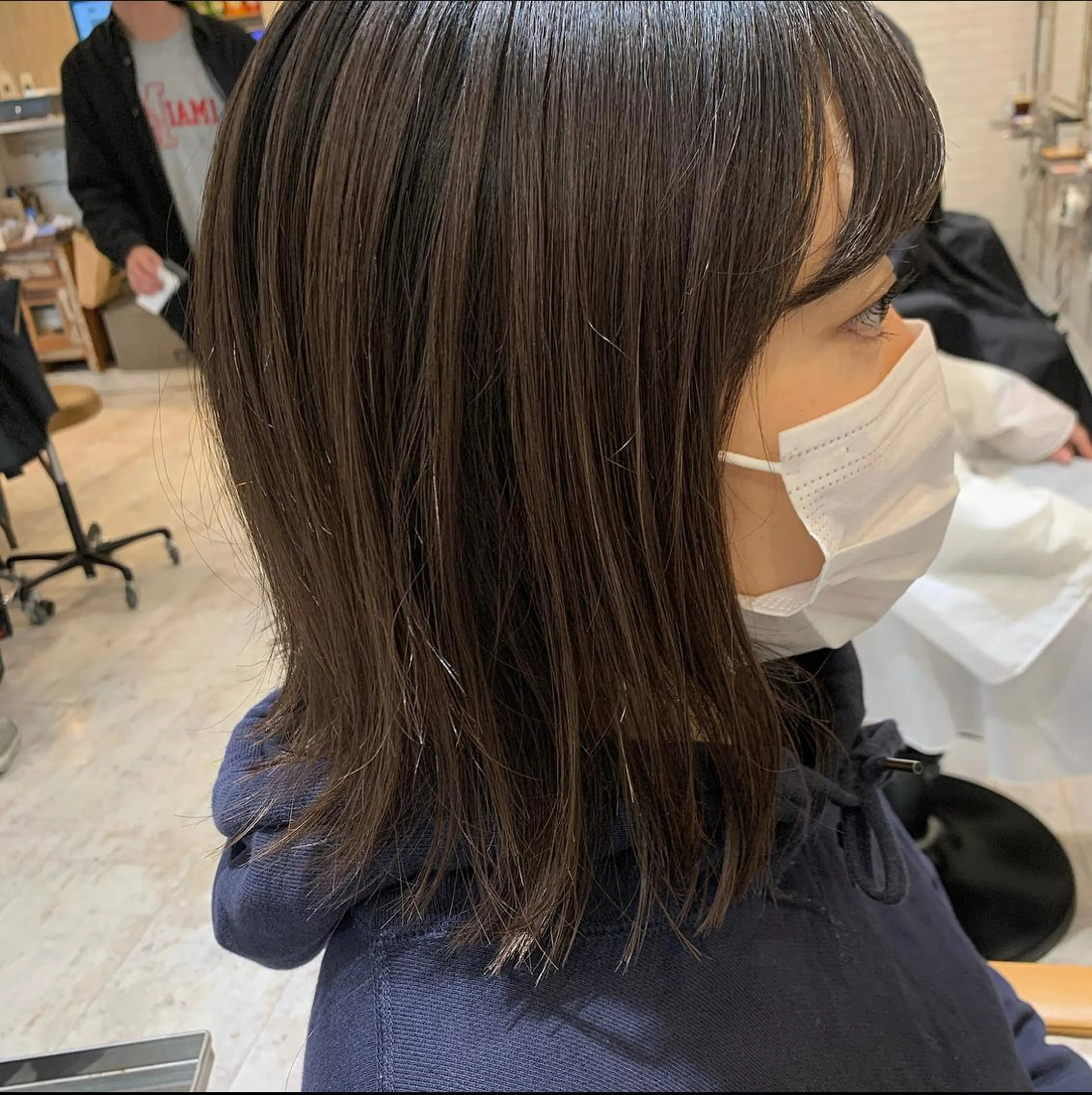 ミディアム ヤマダ サクラのヘアスタイル