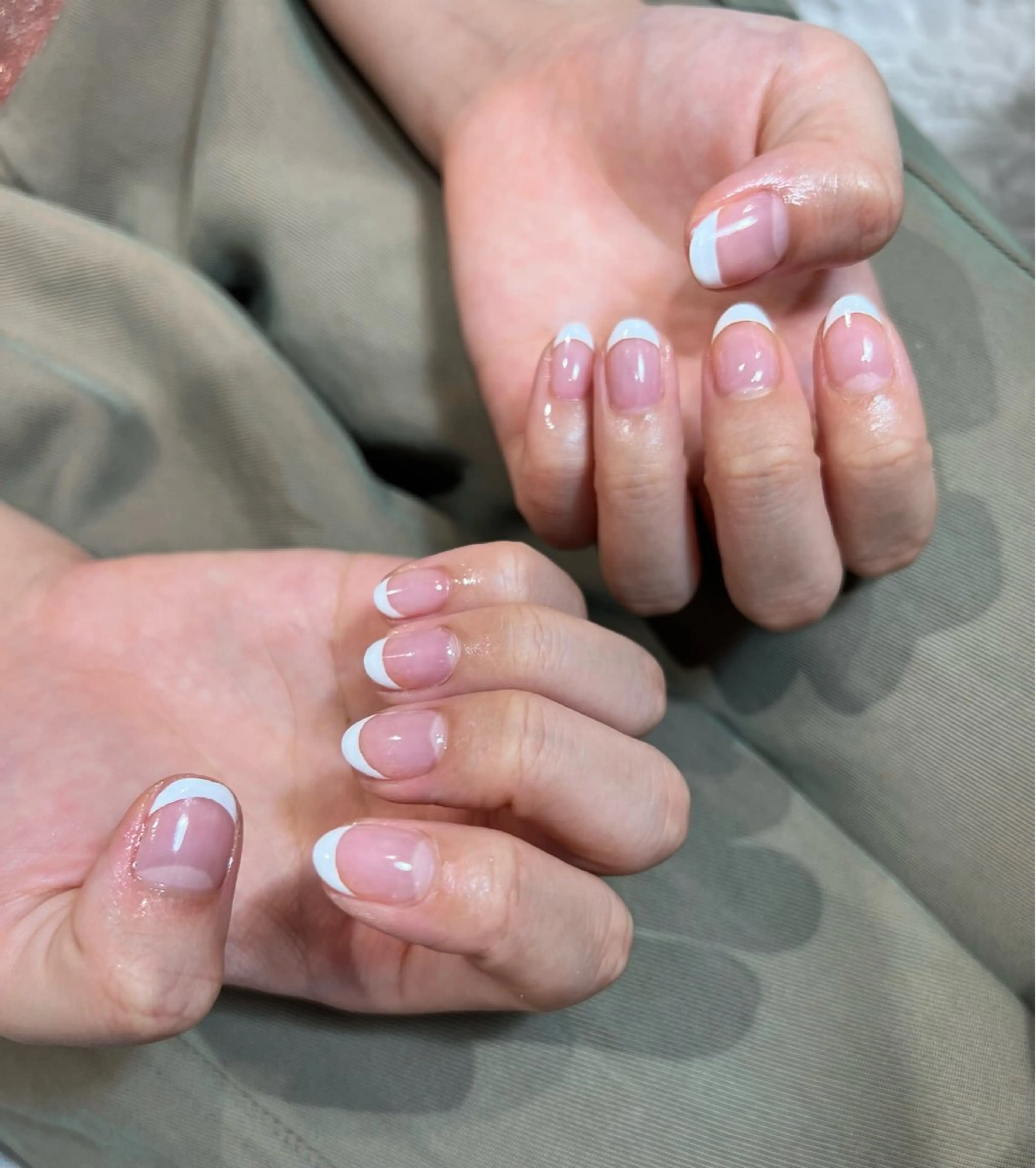 《パラジェル》〇オフ有〇🌙フレンチネイル🌙の写真