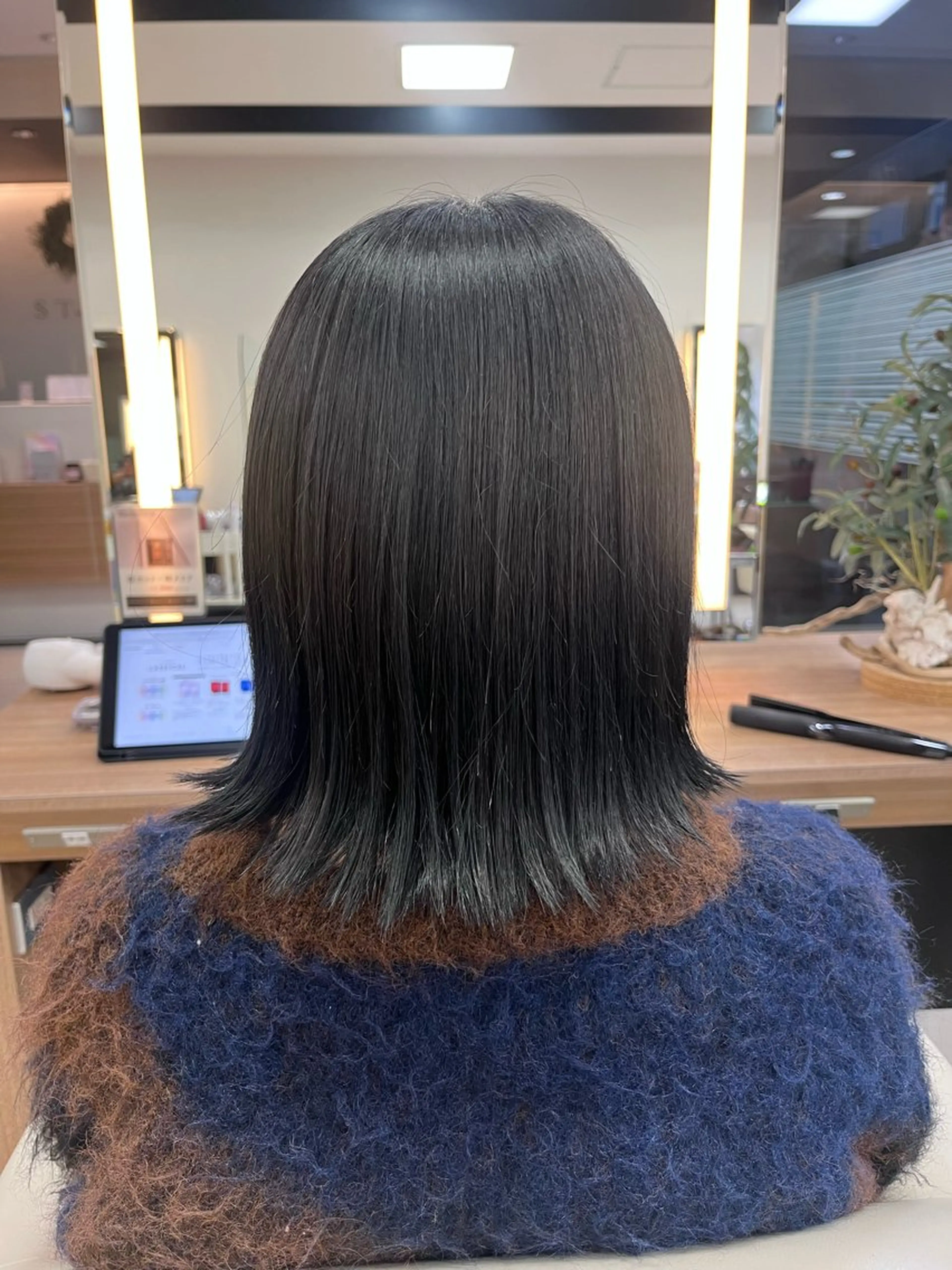 ミディアム ブリーチなしWカラー 暖色カラー/mayuのヘアスタイル