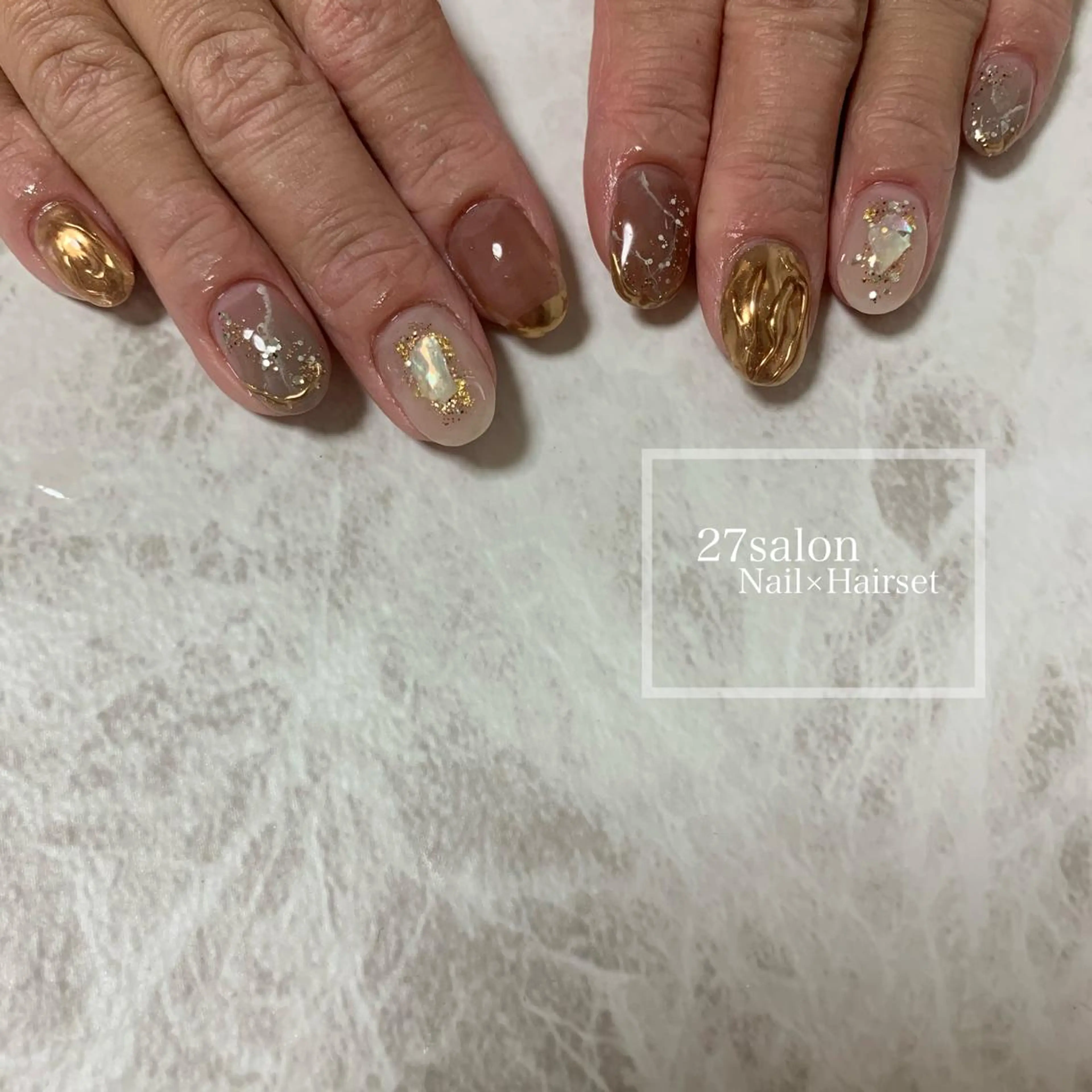 ネイル ニュアンスネイル 27salon yuinaのネイルデザイン