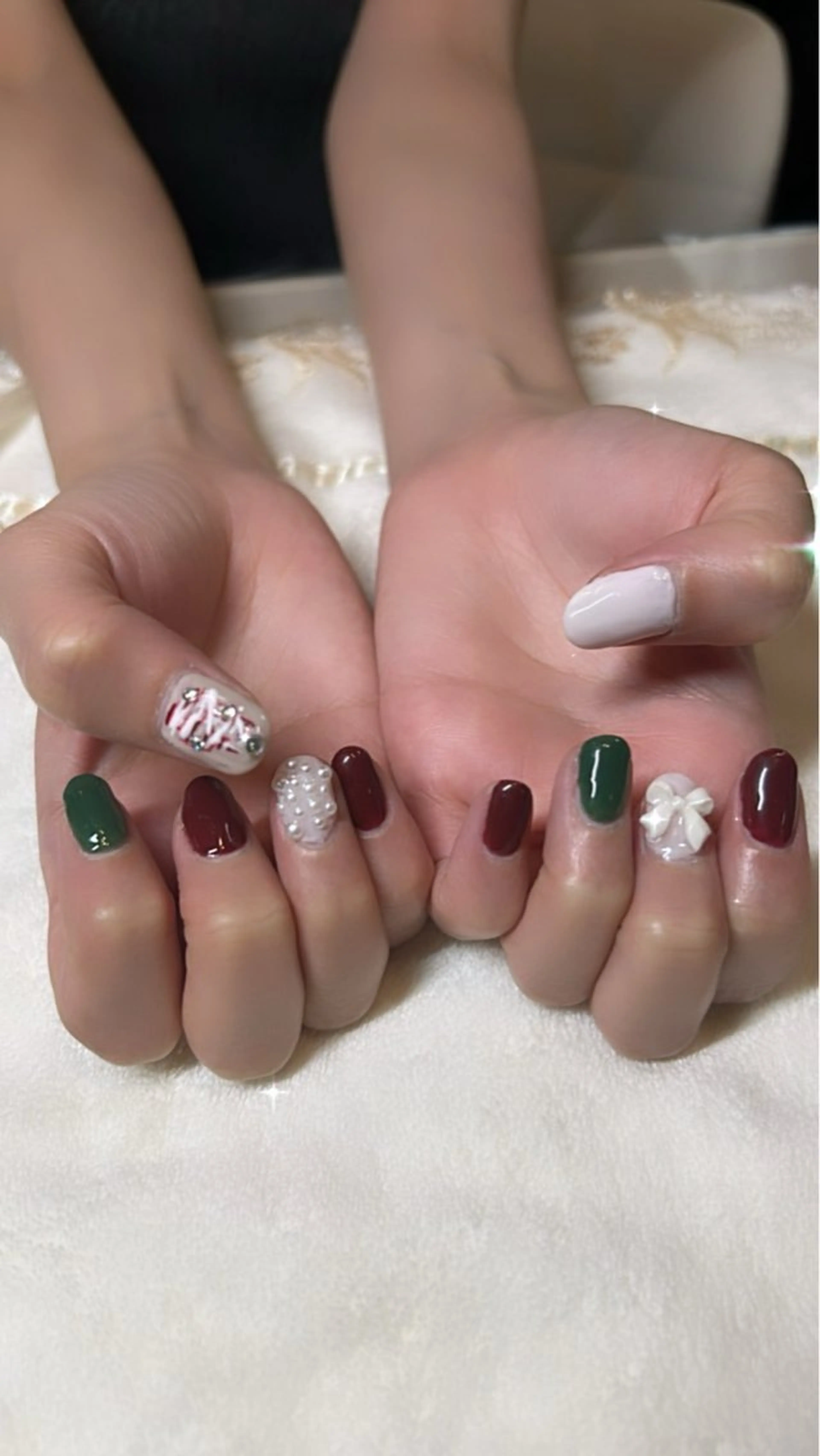 ネイル 冬ネイル クリスマス salon ルナのネイルデザイン