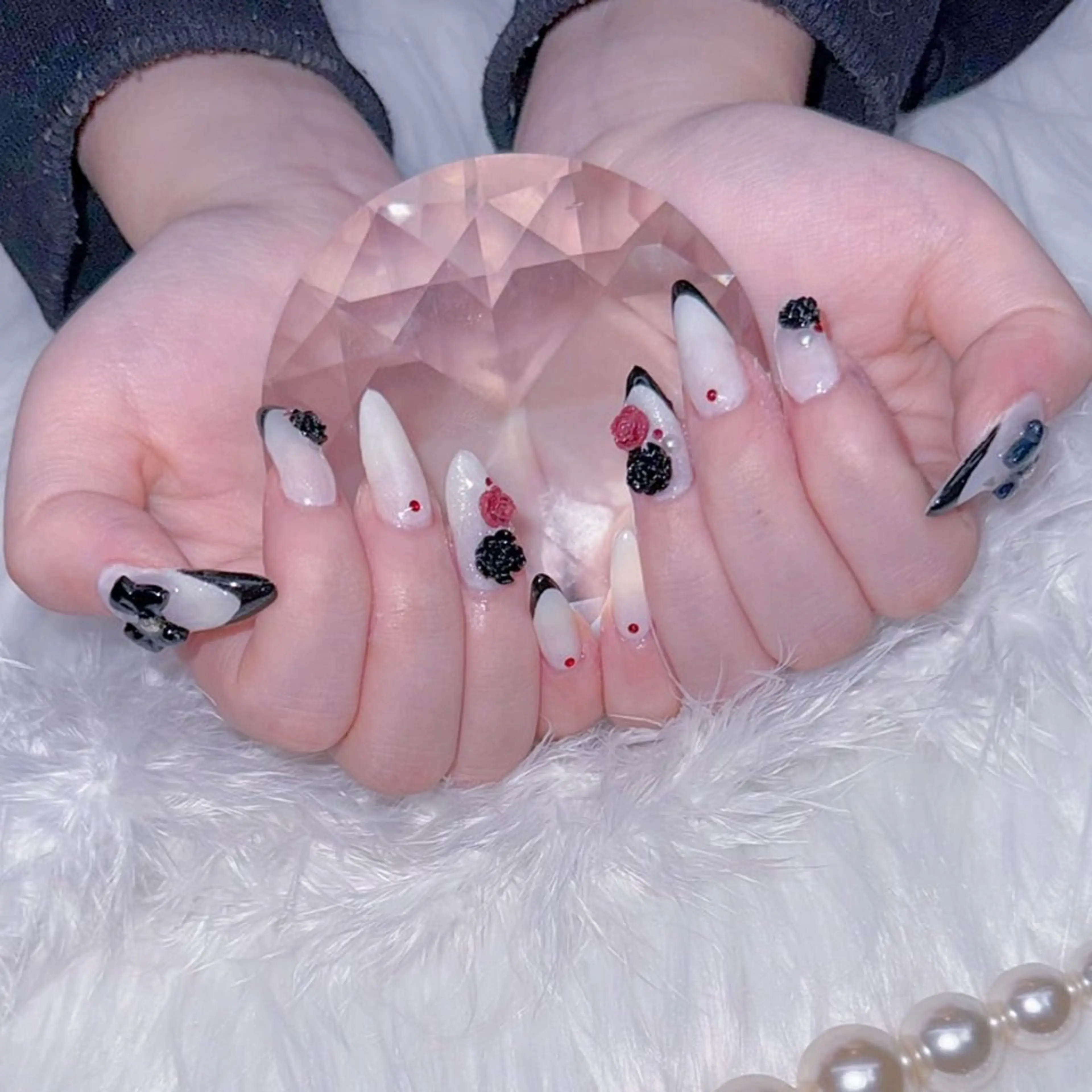 ネイル ハンドネイル Romymoon nail帆南☾ ໋のネイルデザイン