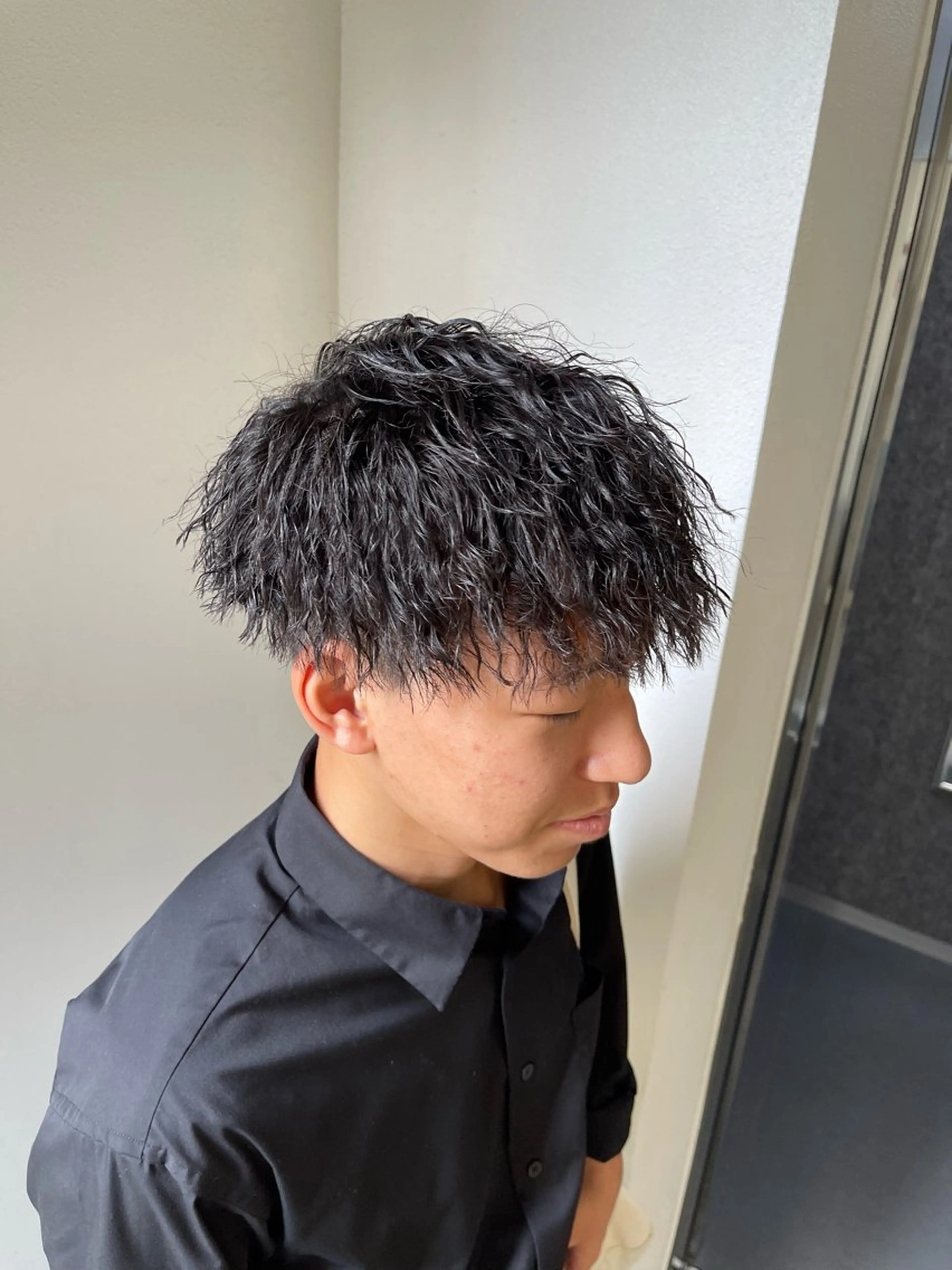 パーマ メンズ カット パーマ メンズパーマ 北原寿樹のヘアスタイル