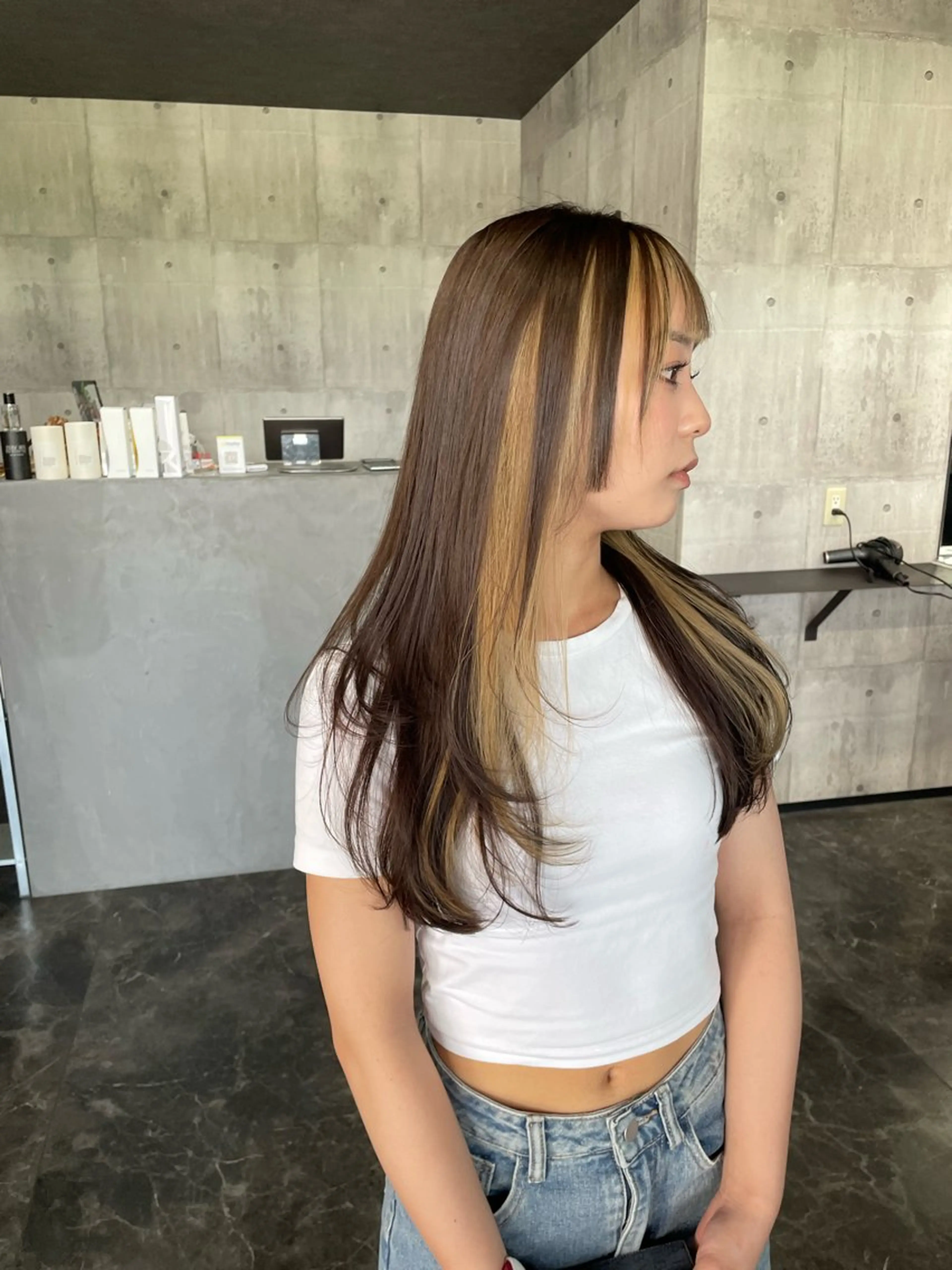 カラー ヘアカラー トリートメント olume(オルメ)所属・山田隆成/韓国カット バレ、ハイライト得意のヘアスタイル