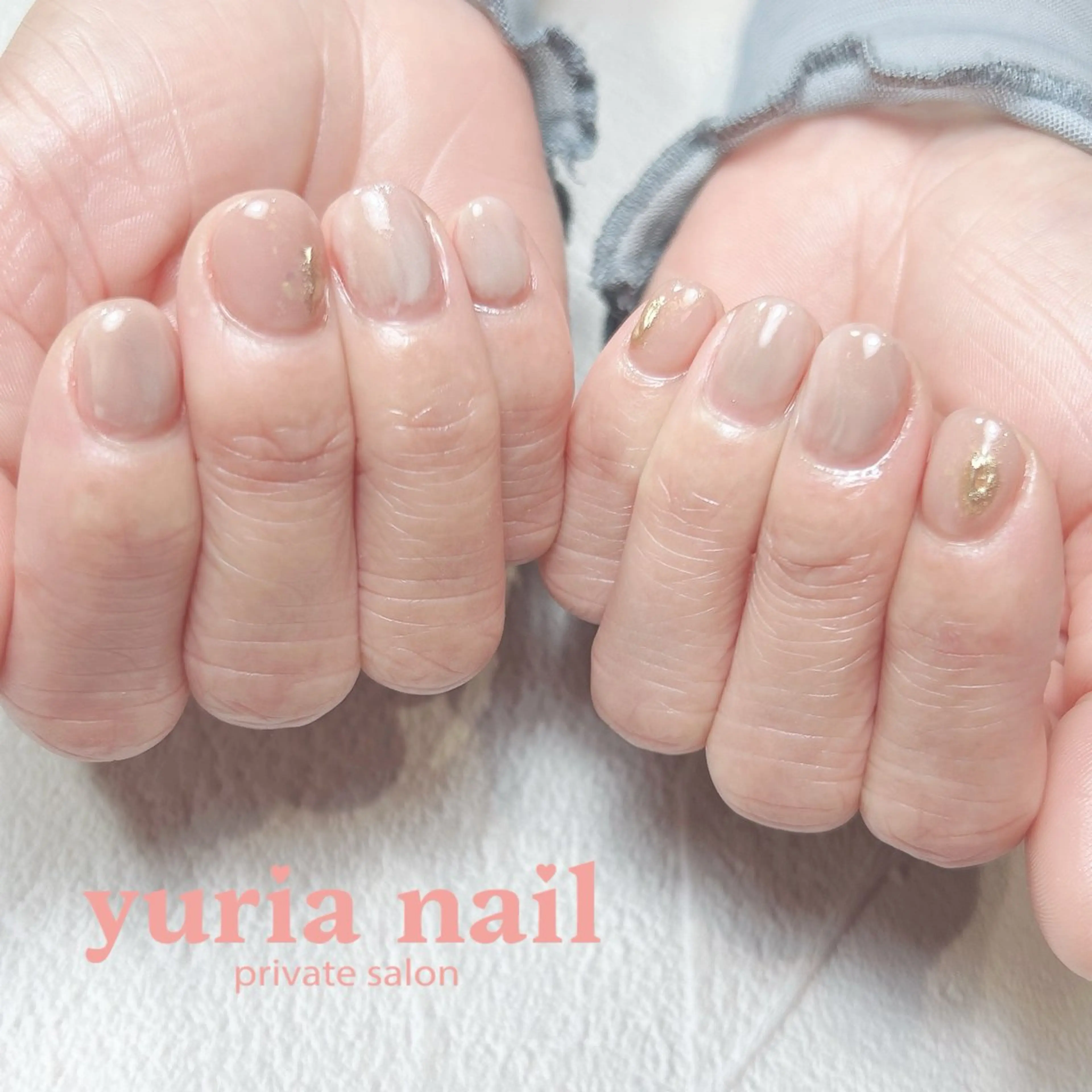 ネイル アートネイル ジェルネイル ニュアンスネイル ハンドネイル 小林 ゆりあのネイルデザイン