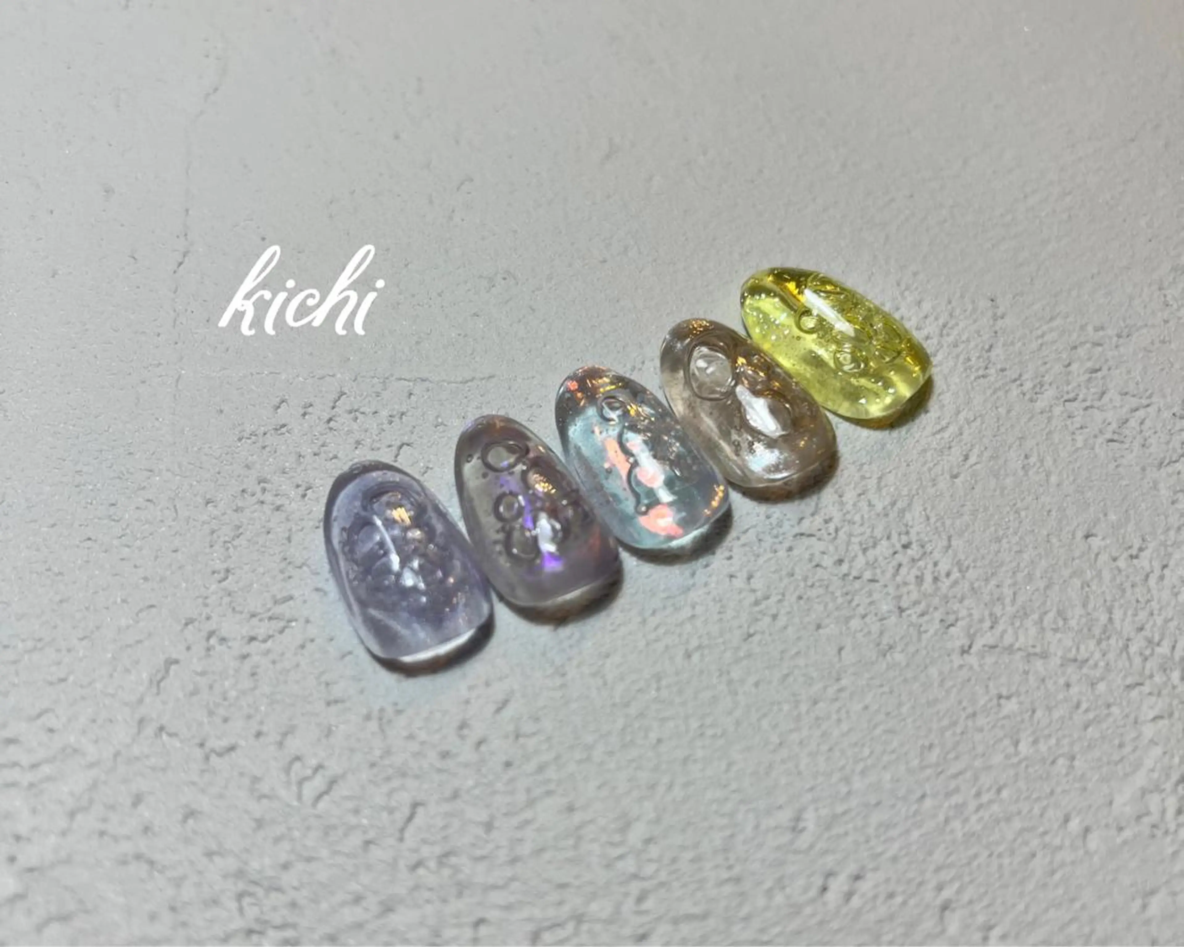 ネイル ジェルネイル 持ち込み ニュアンスネイル パラジェル シンプルネイル kichi･:* みじゅのネイルデザイン