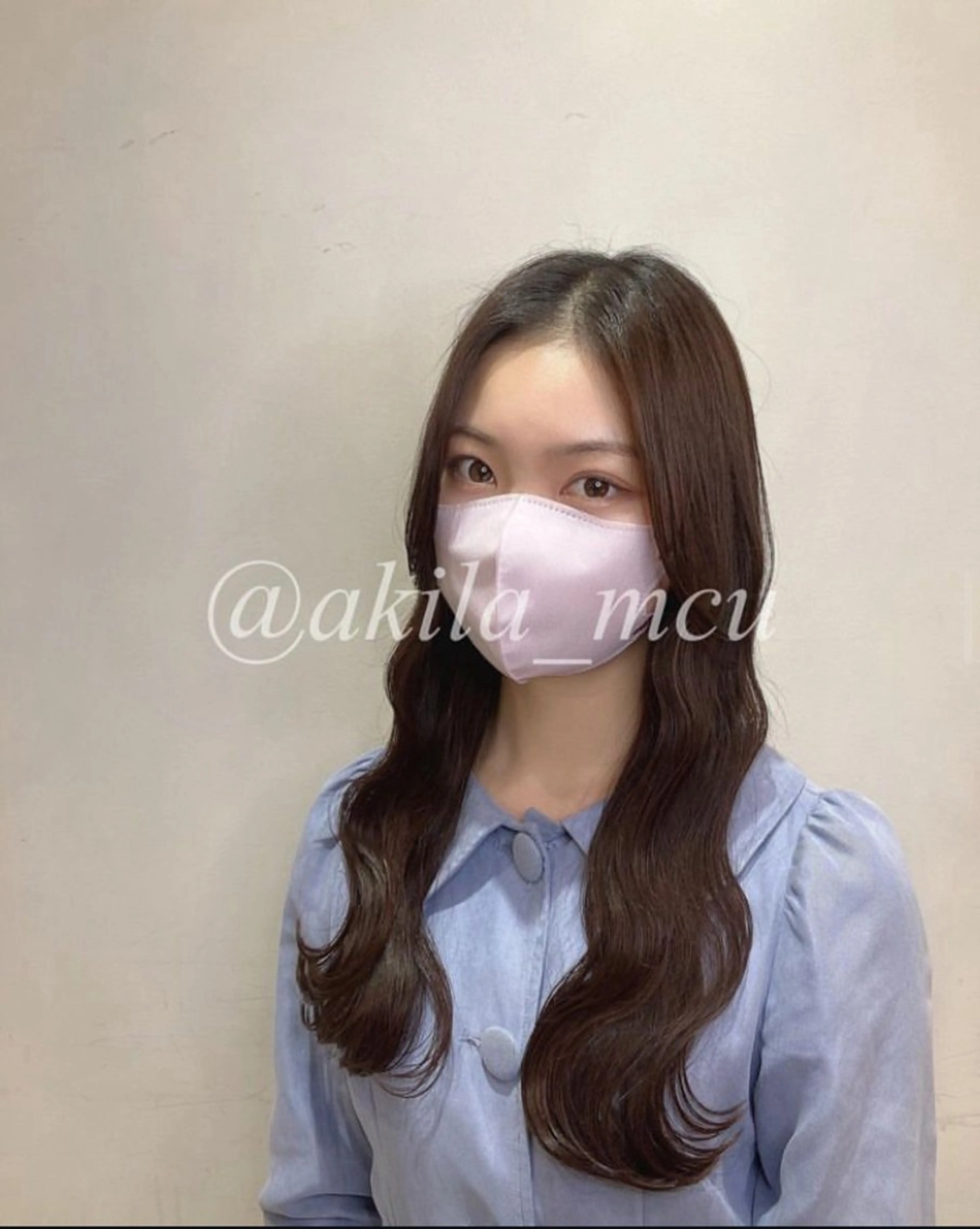 ロング カラー ヘアアレンジ くびれヘア 髪質改善 韓国風ヘア レイヤーカット ロング エグチ アキラのヘアスタイル