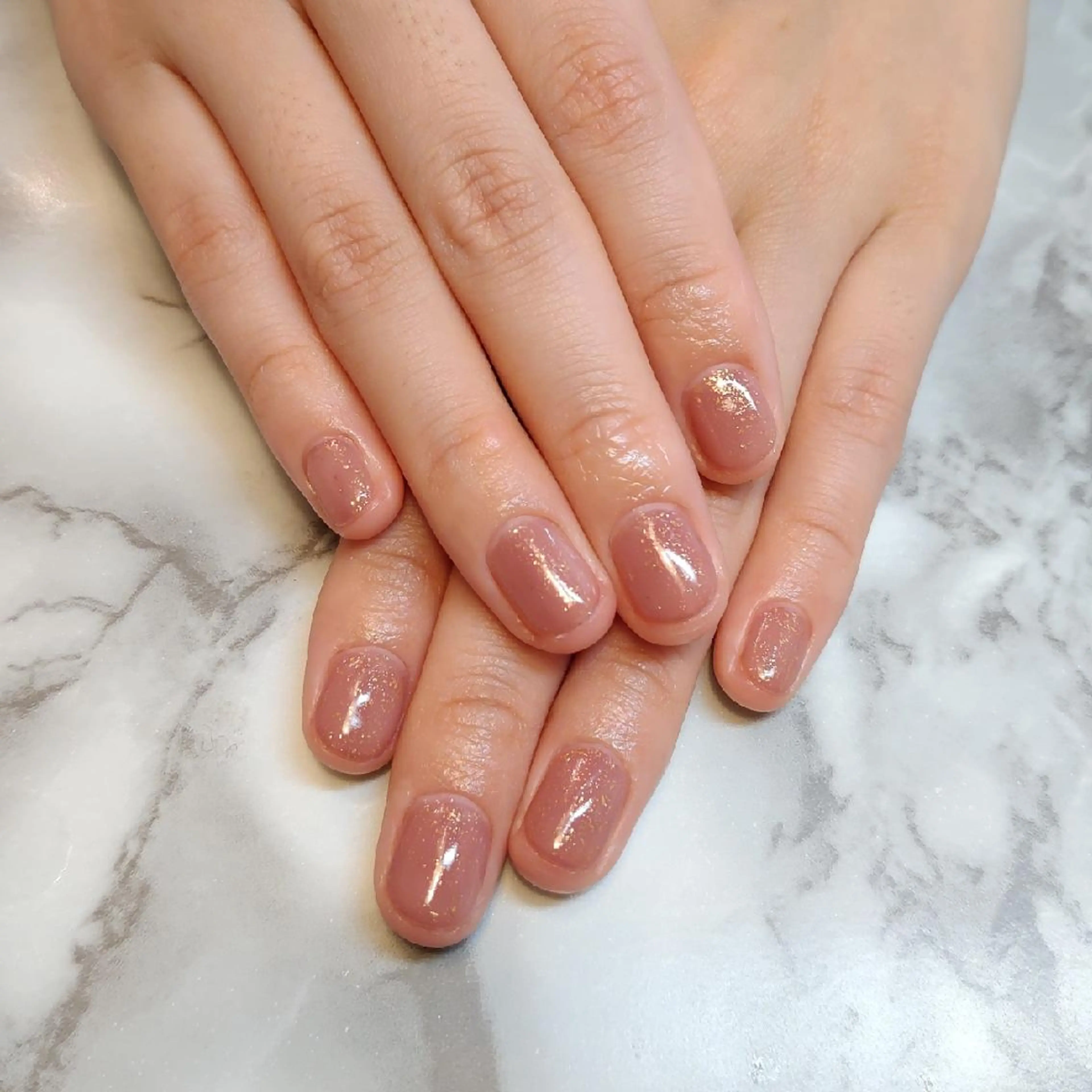 ネイル ワンカラーネイル ジェヌインネイル 河内のネイルデザイン