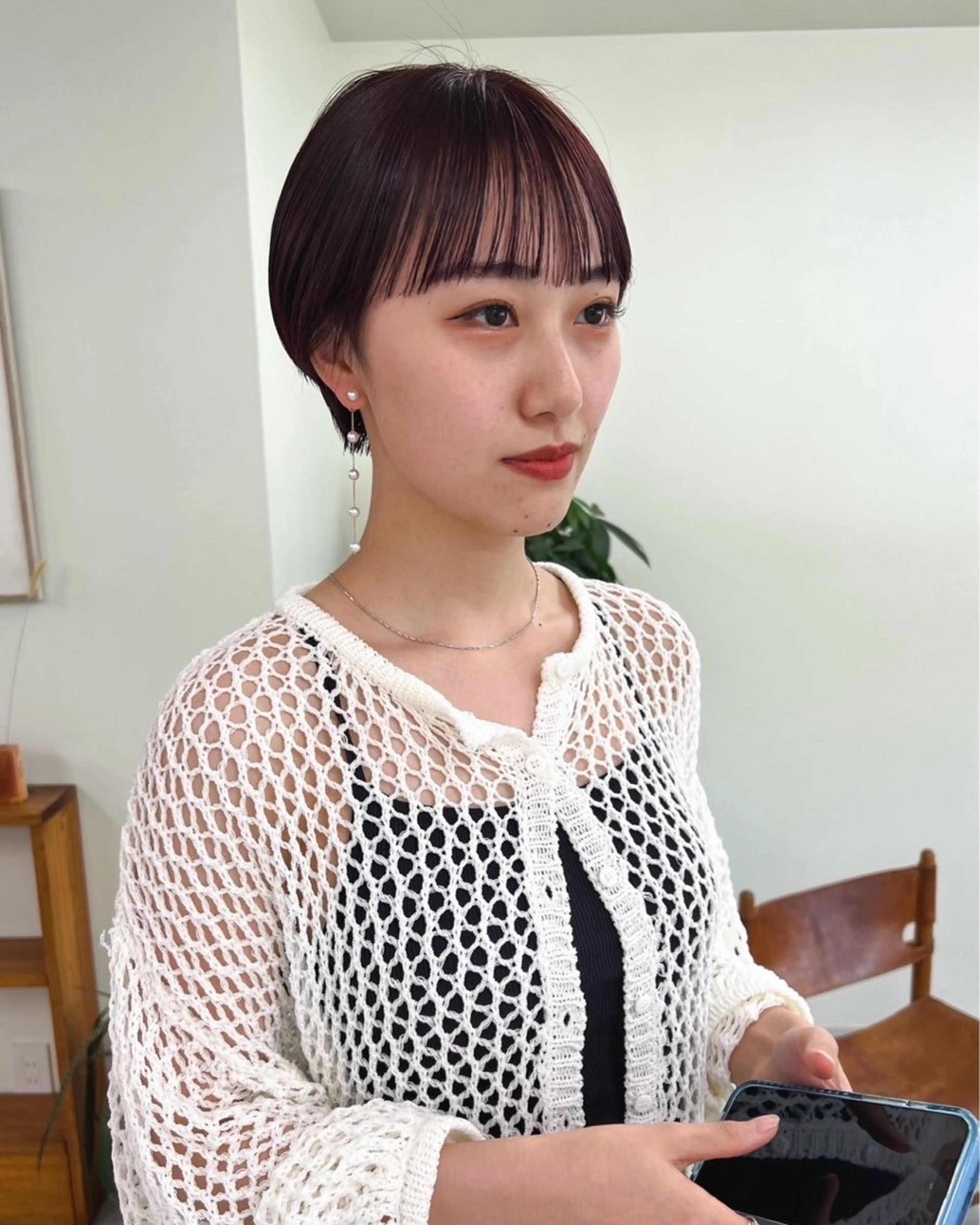 ショート 似合わせカット ショートヘア ワイドバング メンズハイトーン/栄 /イトウタケルのヘアスタイル