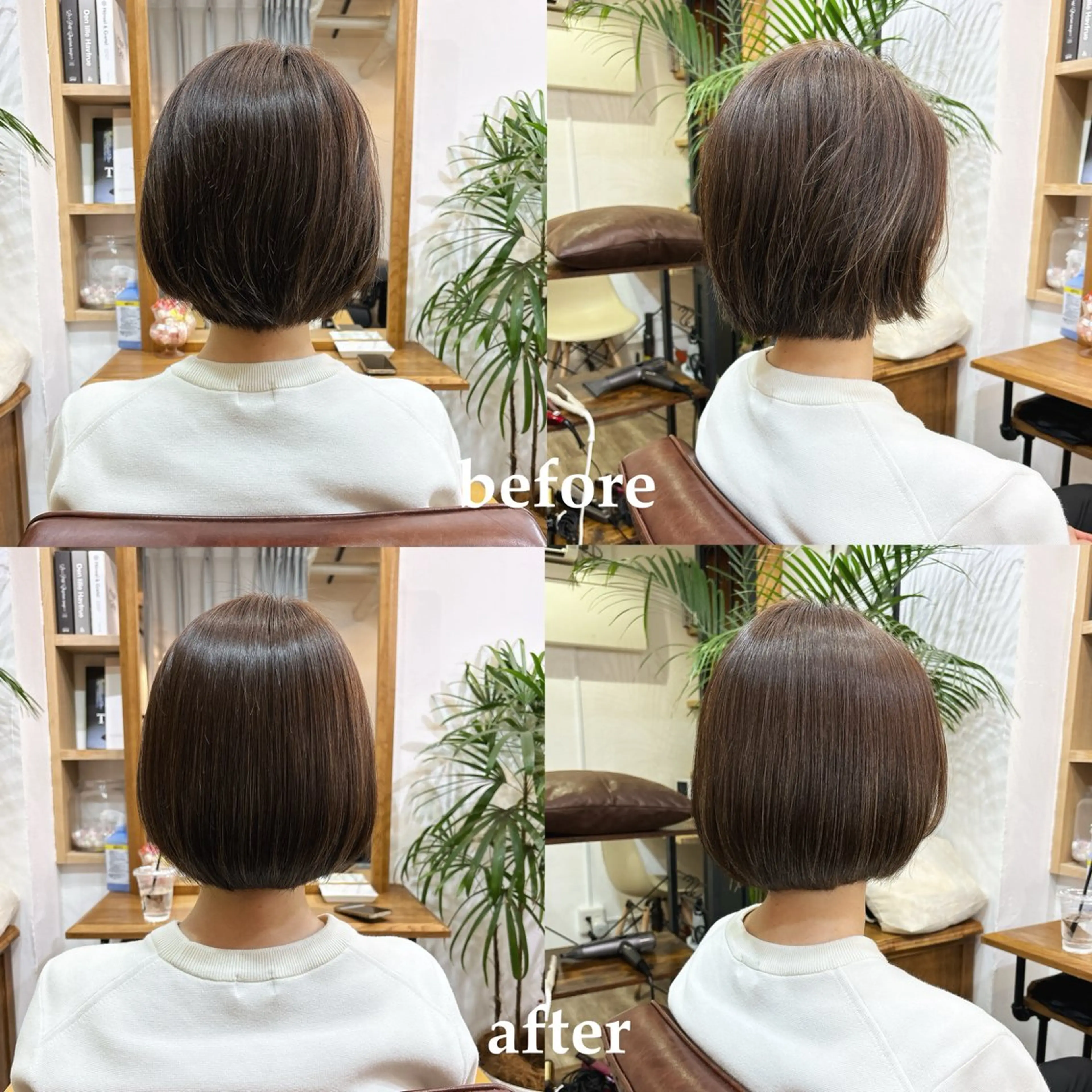 ショート ボブ 髪質改善 縮毛矯正 トリートメント 天衣無縫所属・矢口 嵩人のヘアスタイル