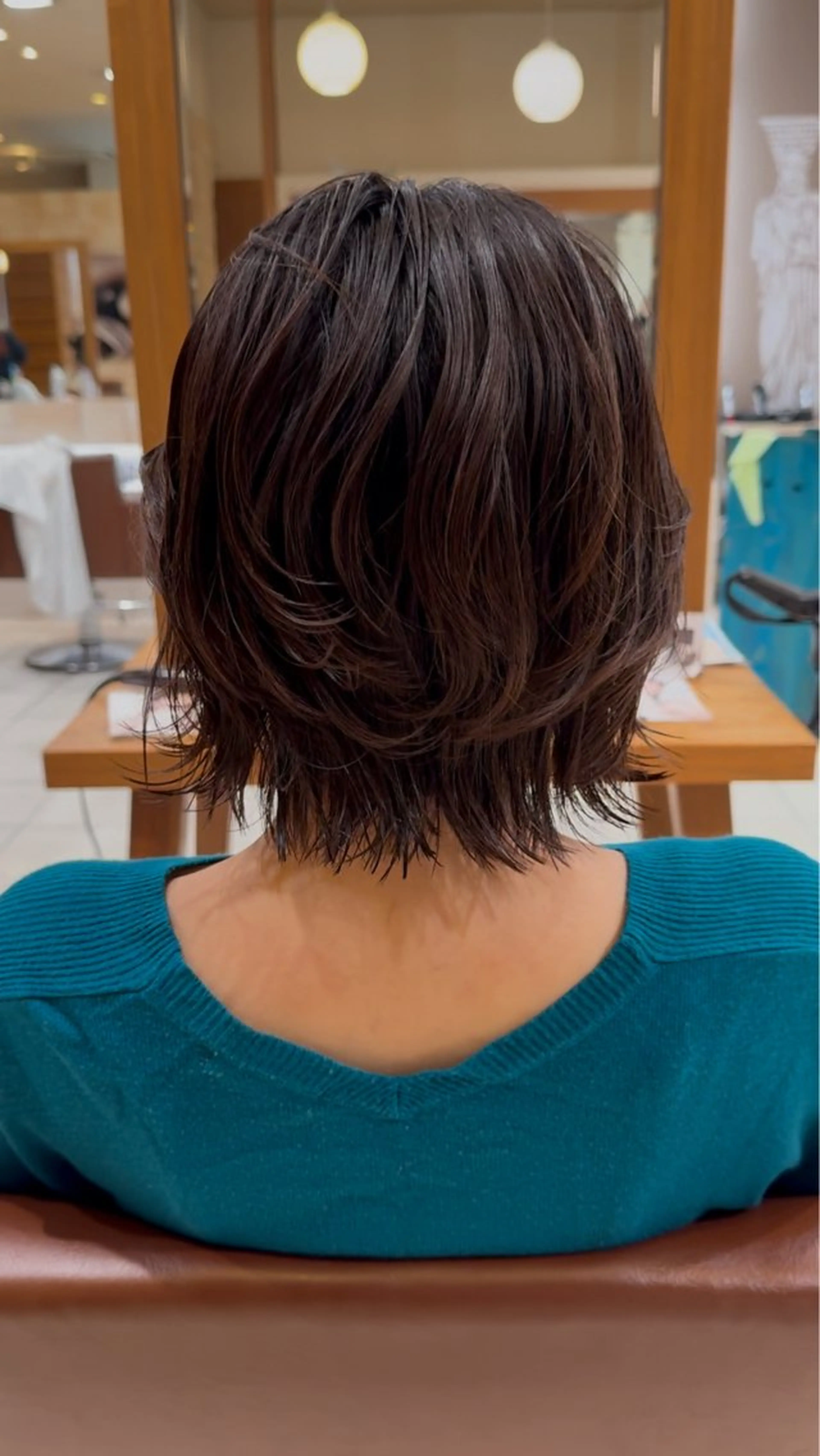 ミディアム ボブレイヤー ボブ レイヤーカット 川崎レイヤーカット /江口真正のヘアスタイル