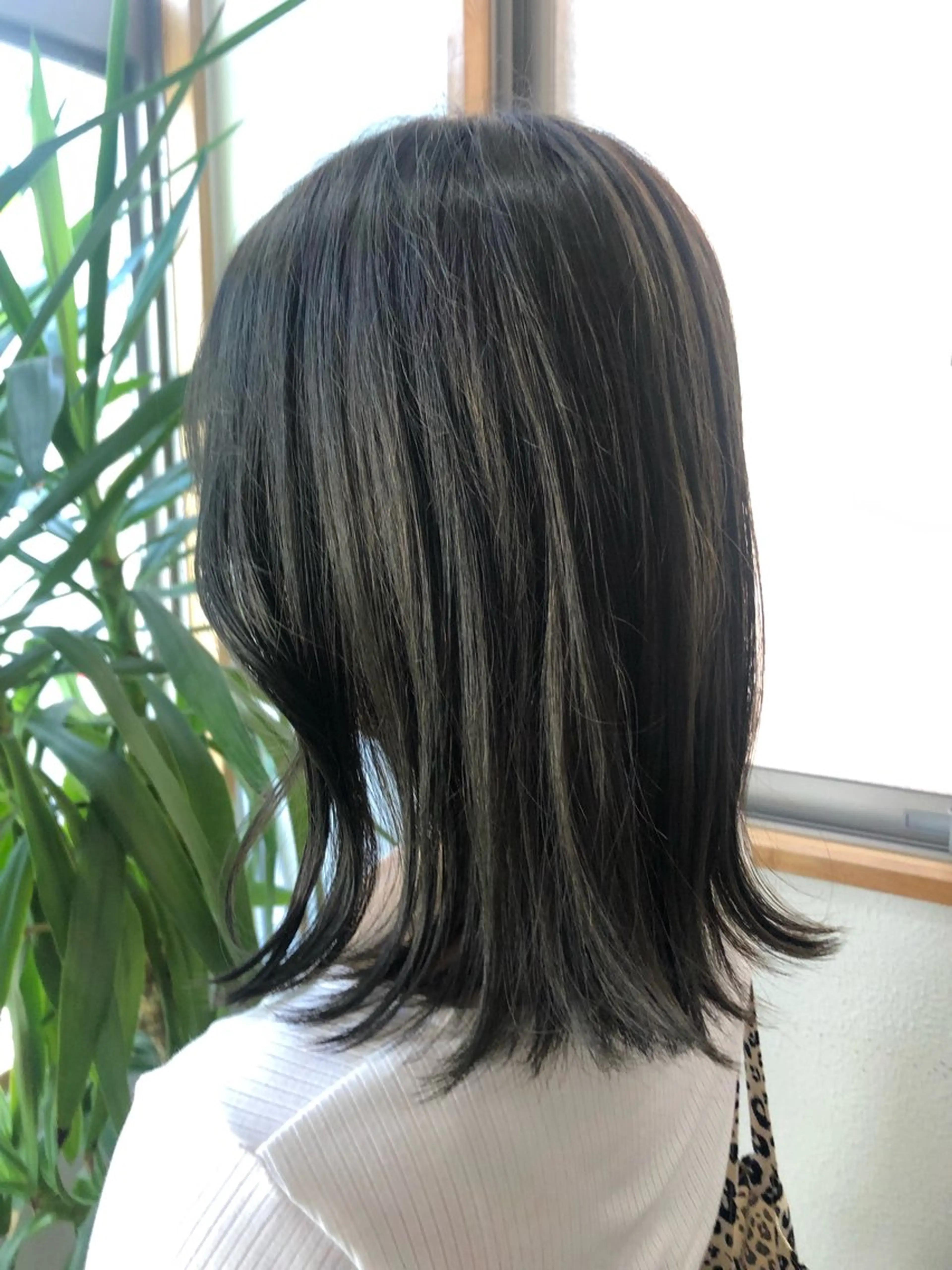 ミディアム カラー haruka 遥歌のヘアスタイル
