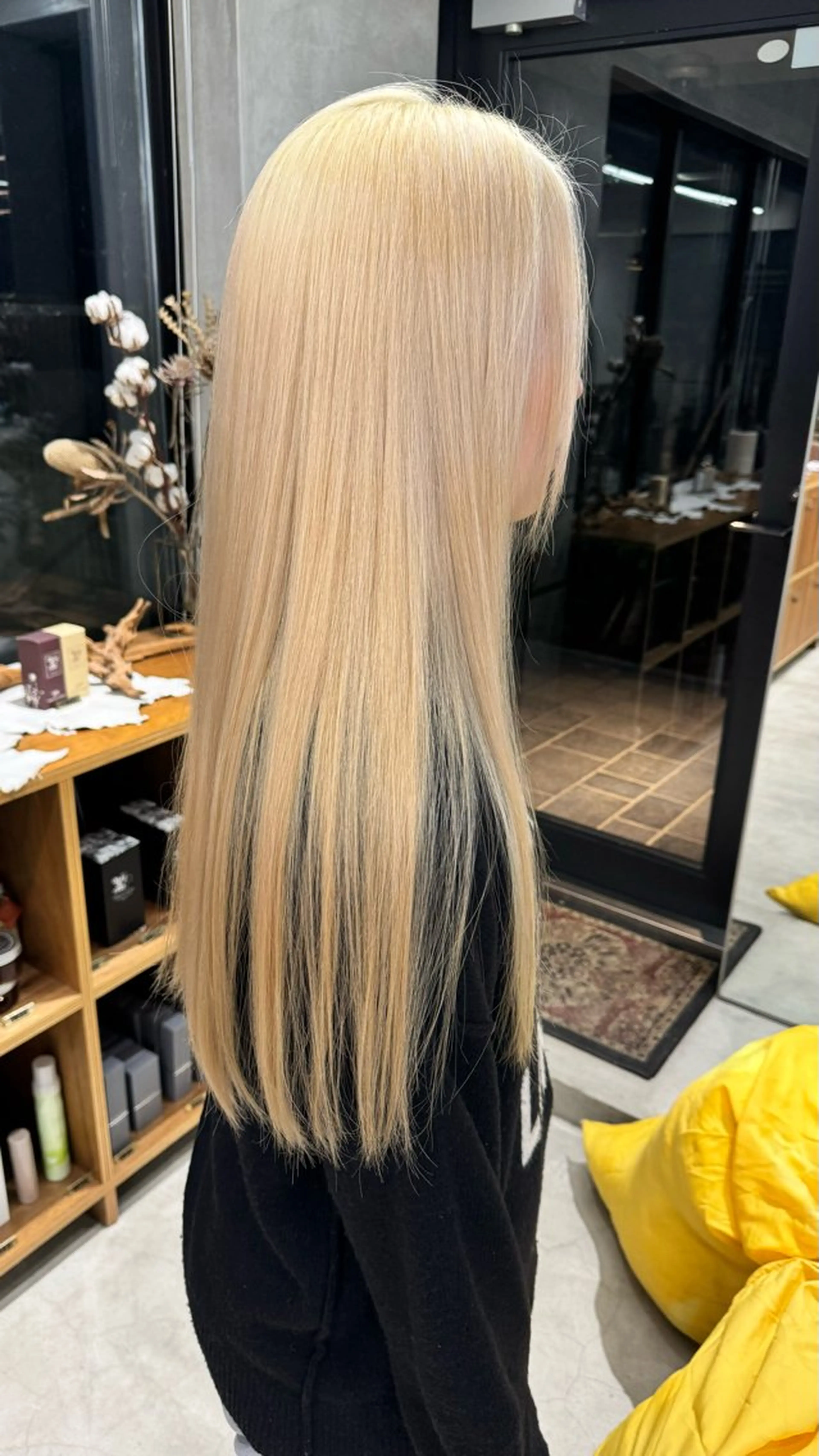 ロング カラー カット ヘアカラー トリートメント nalu.所属・前山 七海のヘアスタイル